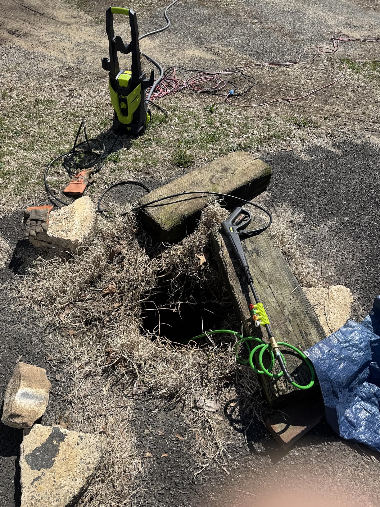 Aleiry Sewer Jetter Kit 50FT for Pressure Washer, 5800 PSI with Multiple Nozzles customer photo 1