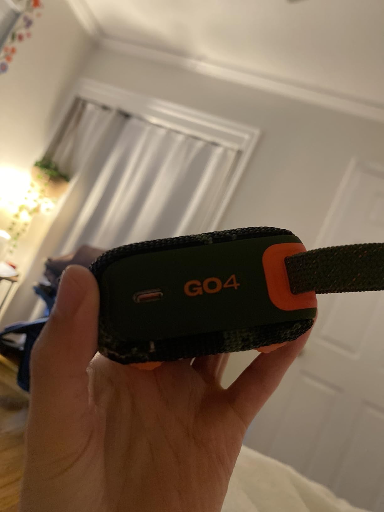 JBL Go 4 - Ultra-Portable, Waterproof and Dustproof Bluetooth Speaker, Big JBL Pro Sound with Punchy bass, 7-Hour Built-in Battery, Made in Part with Recycled Materials (Black) customer photo 2