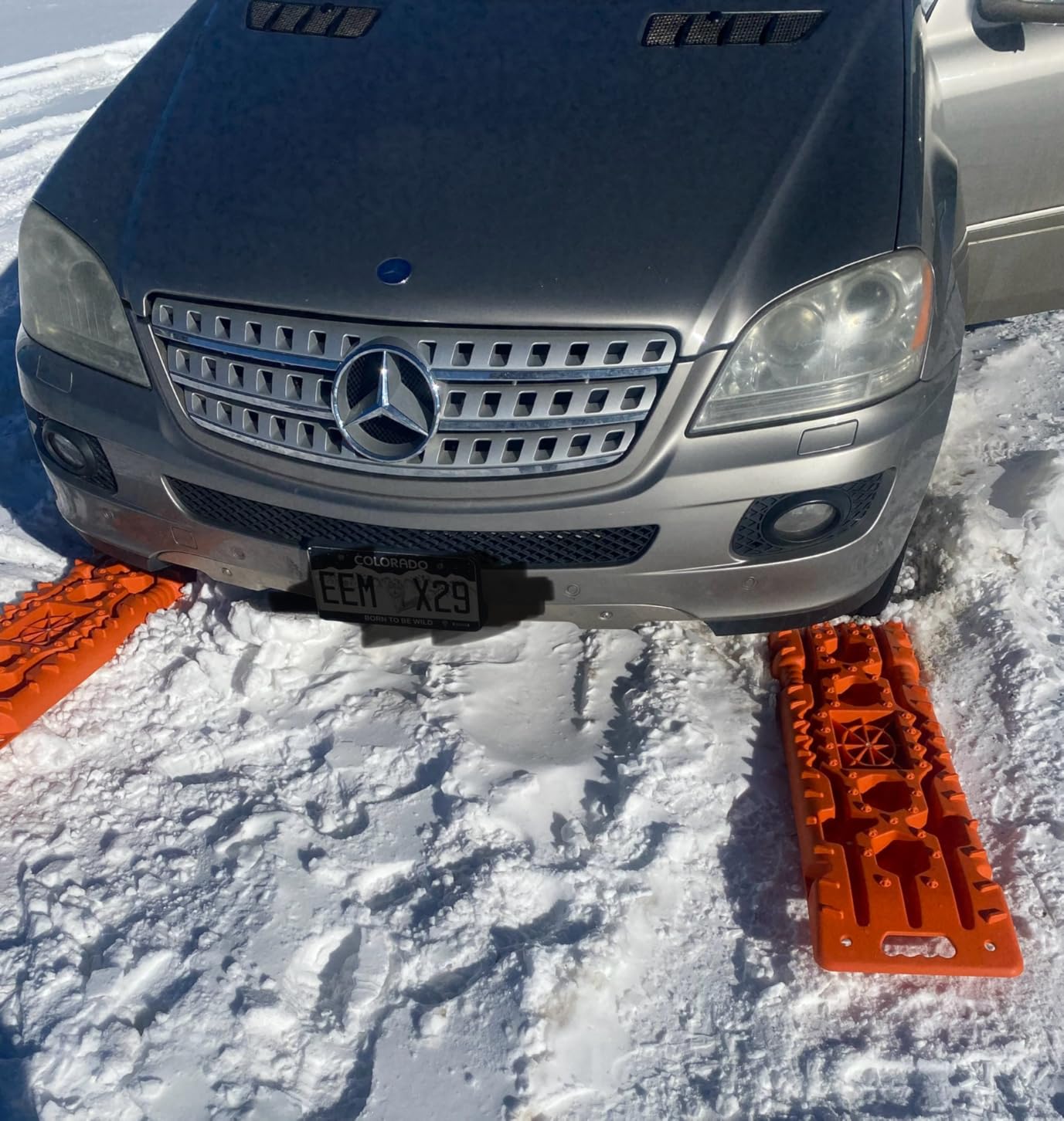Off-Road Traction Boards with Jack Base, Heavy-Duty Recovery Tracks for 4x4, Truck, Jeep, SUV (Large) customer photo 2