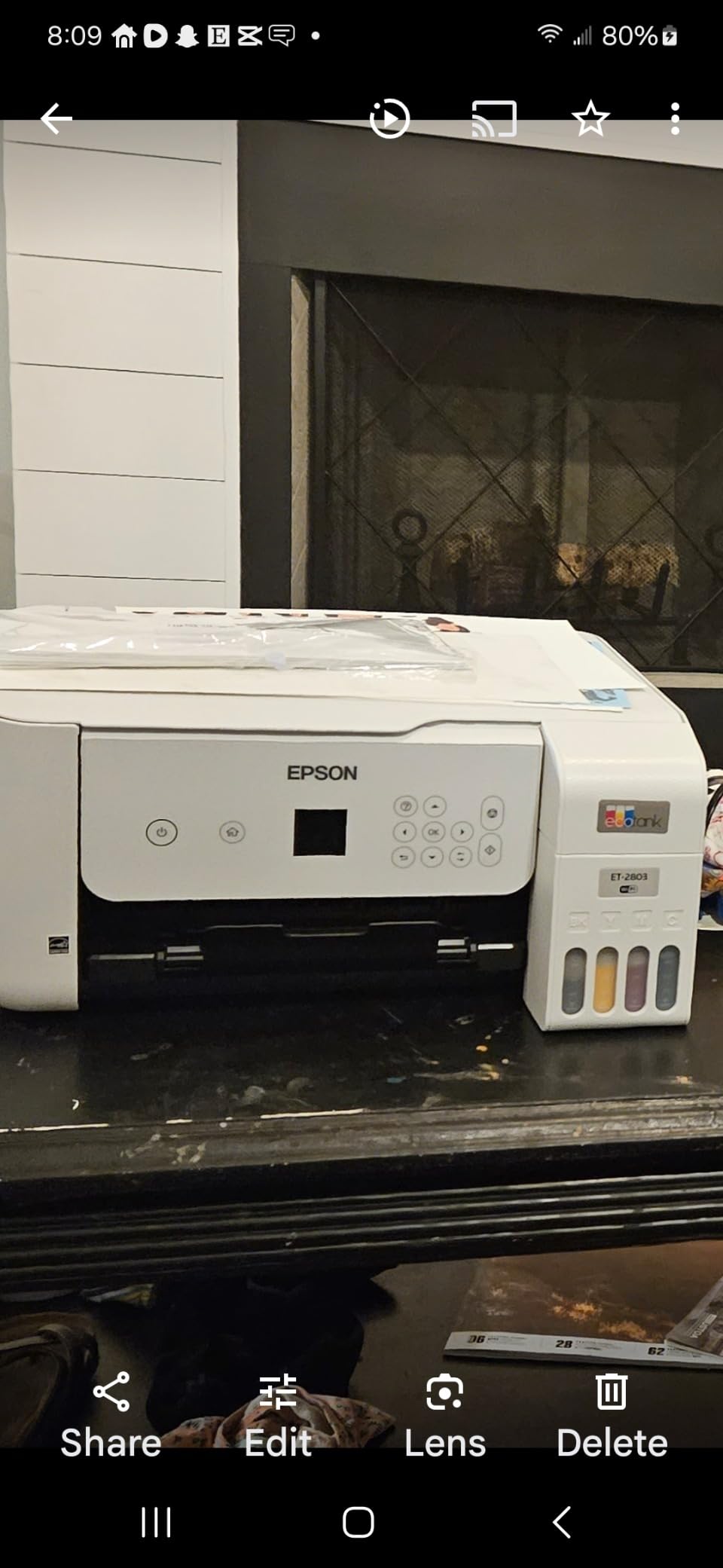 Pinckney Cartridge-Free Super-Tank Printer with Sublimation Ink Bundle for Heat Transfers, Wide Format up to 13 x 19 Inches customer photo 2