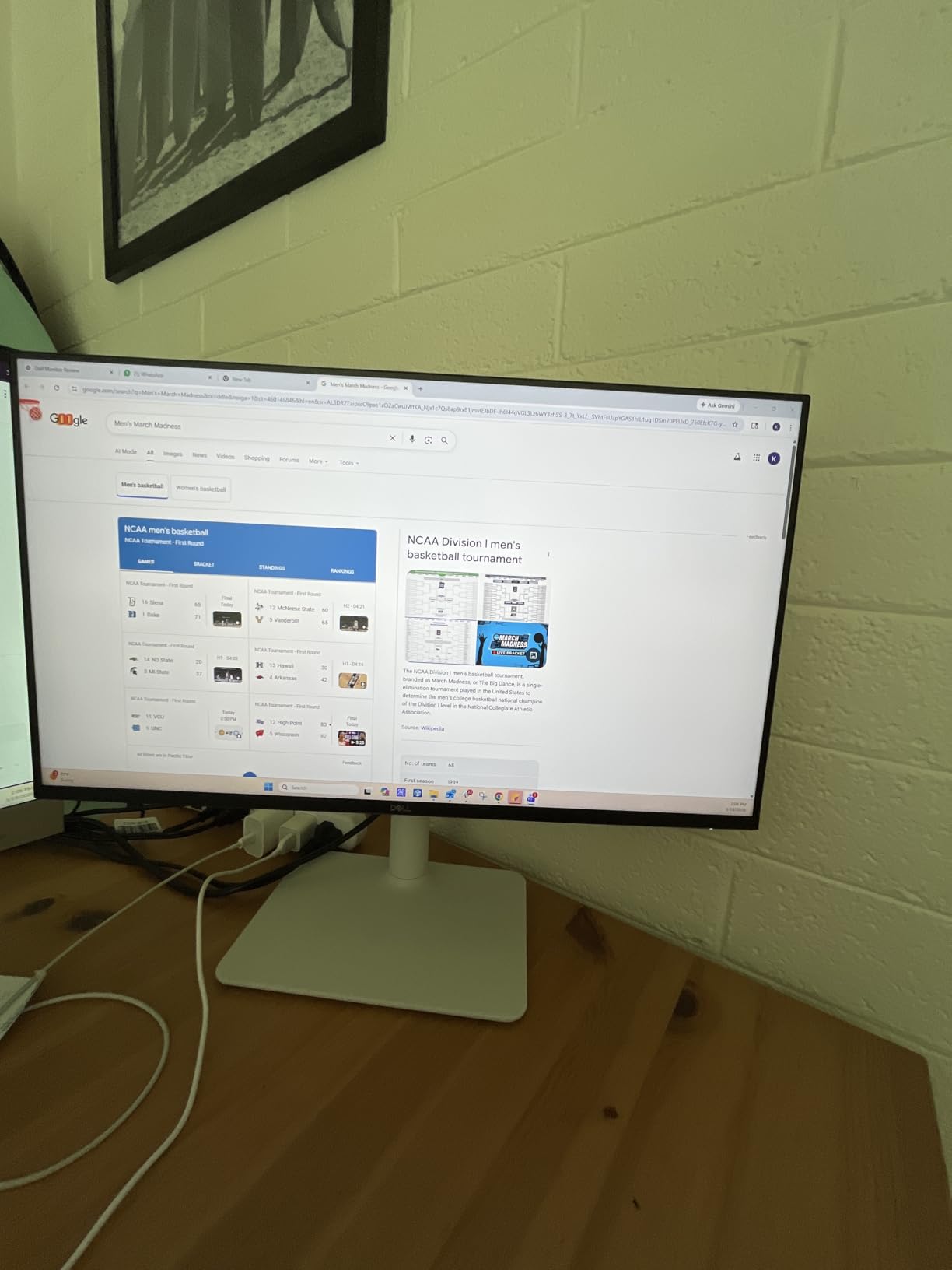 Dell S2425HS Monitor - 23.8 Inch, FHD (1920x1080) Display, 100Hz Refresh Rate 1500:1 Contrast Ratio, TU V Rheinland Eye Comfort 4 Star, Integrated 2x5W Speaker, Height/Tilt/Swivel/Pivot - Ash White customer photo 1