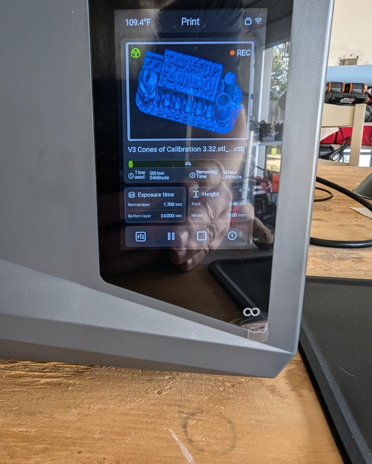 ELEGOO Saturn 4 Ultra 12K Resin 3D Printer, with Smart Automatic Leveling, 10-Inch 12K Monochrome LCD, 150mm/h Faster Printing Speed,8.62 × 4.84 × 8.66 Inch Printing Size customer photo 2