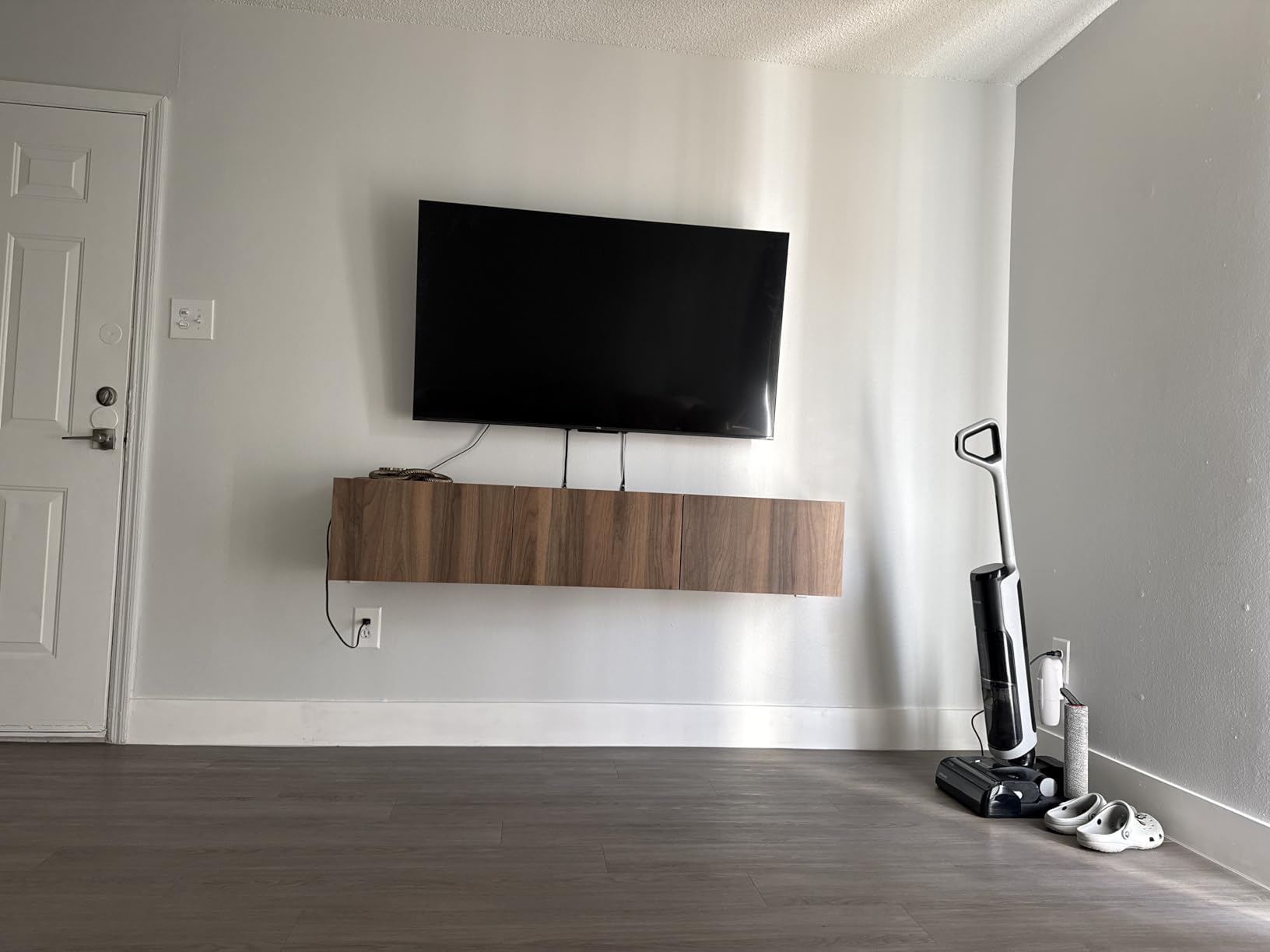 Atelier Mobili TV Stands for Living Room, TV Stand up to 75 inch TV, Floating TV Stand Wall Mounted, Floating Entertainment Center, Floating Shelf for Under TV, Oak Entertainment Center customer photo 2