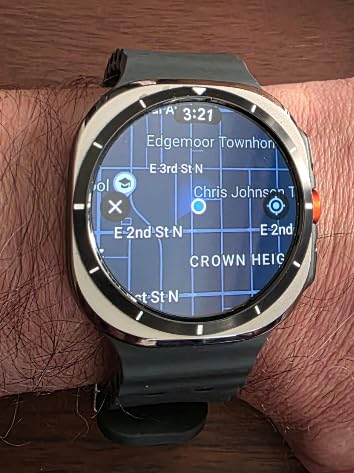 Samsung Galaxy Watch Ultra (2024) 47mm LTE AI Smartwatch w/Energy Score, Wellness Tips, Heart Rate Tracking, Sleep Monitor, Fitness Tracker, GPS, Titanium Silver customer photo 1