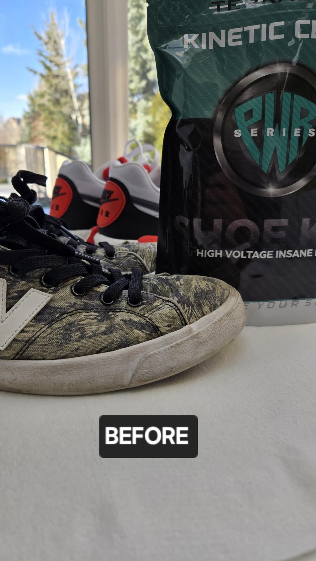 Kinetic Cleanse Shoe Cleaning Kit with Electric Shoe Cleaner Brush - Hyper Cleanse Remove Tough Stains customer photo 1