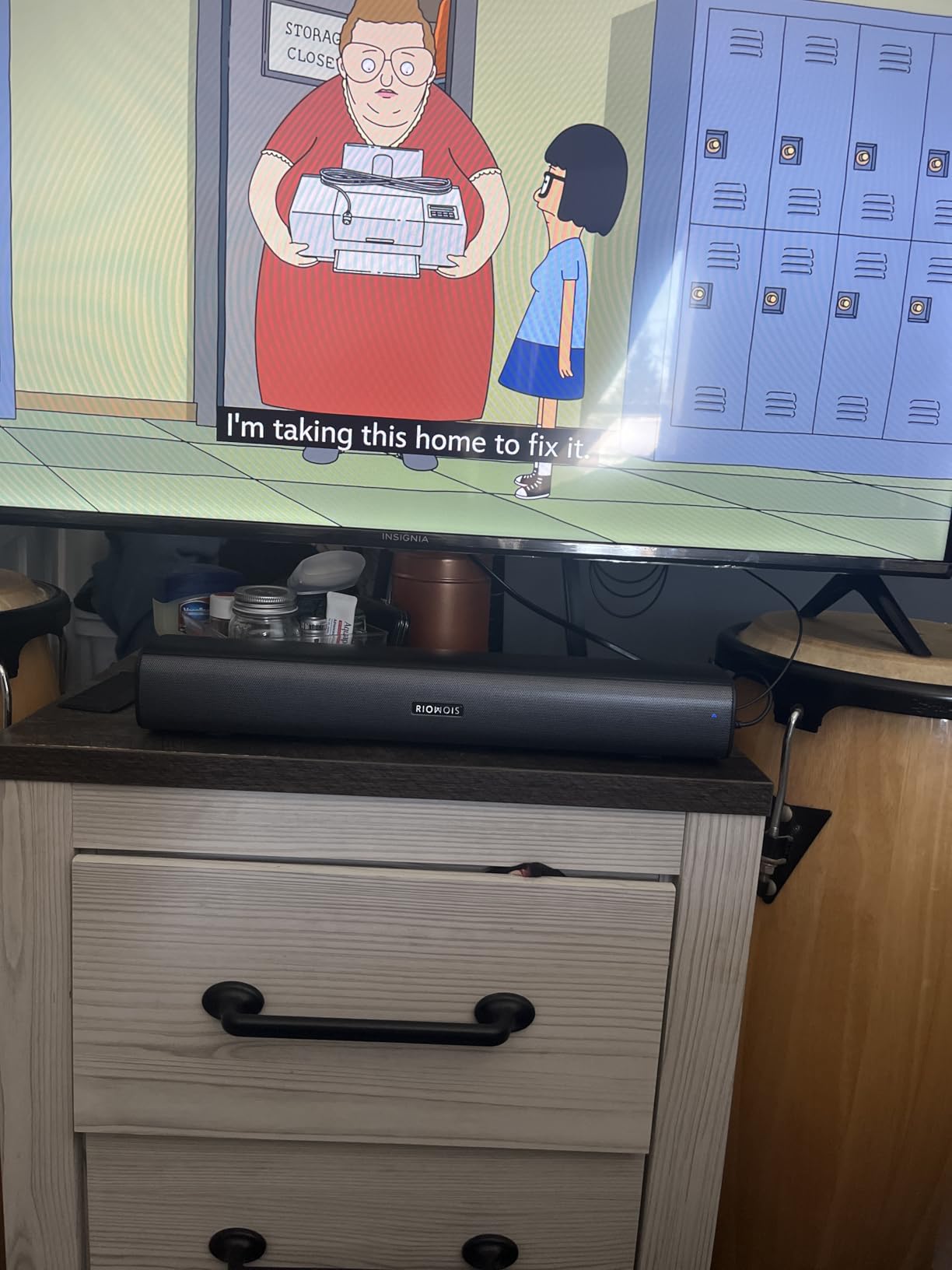 Sound Bar for Smart TV, Soundbar for TV with Bass Reflector and Easy Set up, Home Audio Surround Sound System customer photo 2