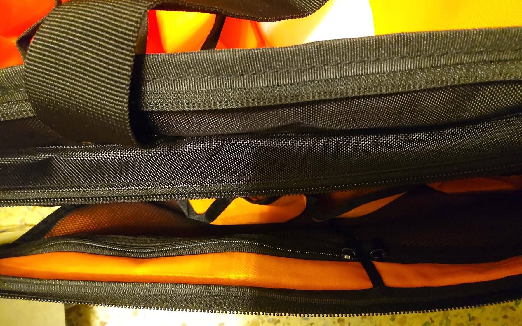 Trunab Rolling DJ Cable File Bag with Hard Padded Bottom, Detachable Dividers and Dolly, Travel Gig Bag for Professional DJ Gear, Musical Instrument and Accessories customer photo 1