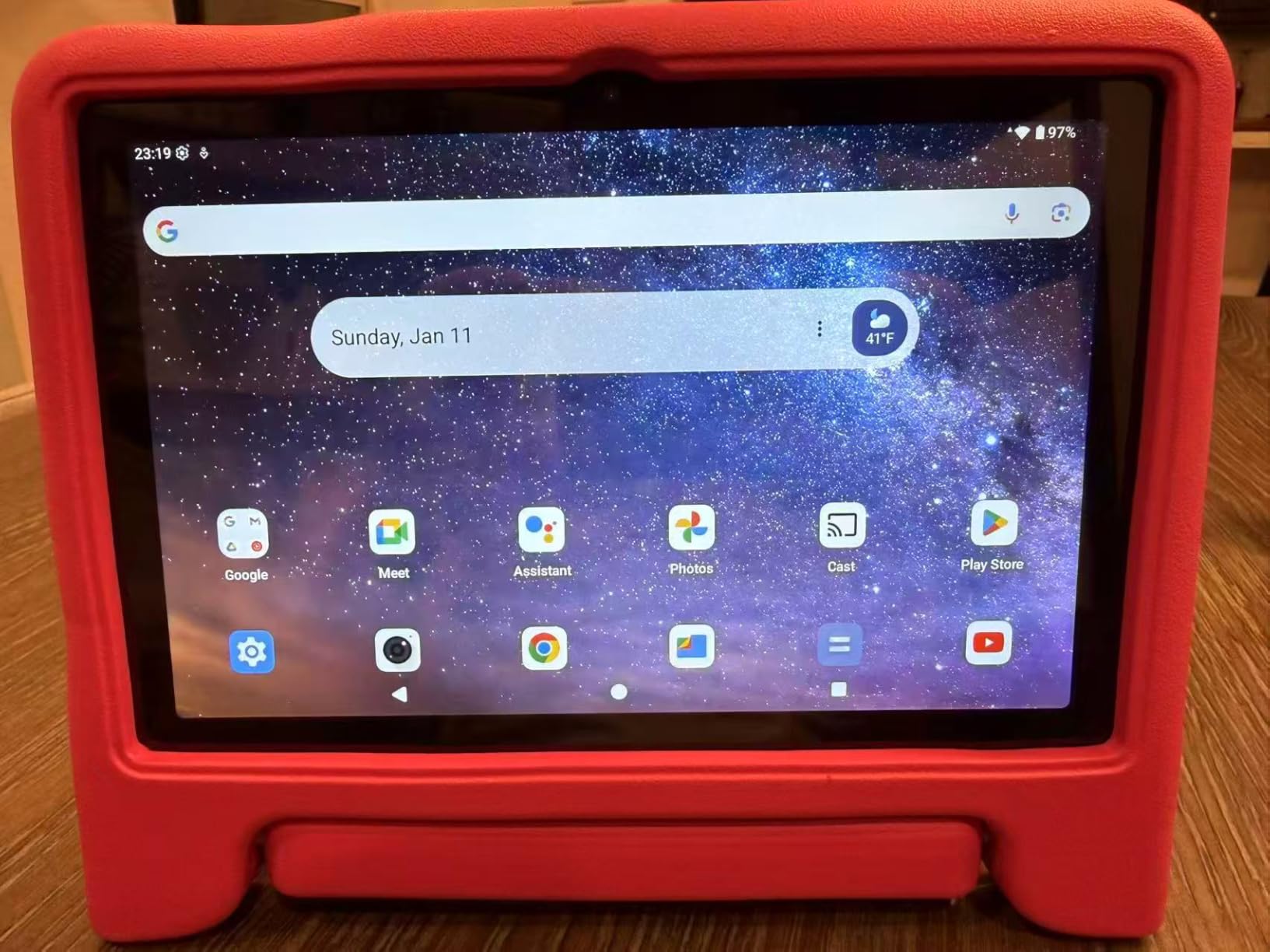 WXUNJA Android 15 Kids Tablet, 2025 Upgraded 10.1 Inch Tablets with Octa-core Processor, 6000mAh Battery, Kid Space, Parental Control, Pre-Loaded Kids Apps, 2.4/5GHZ Dual WiFi, Case Included customer photo 2