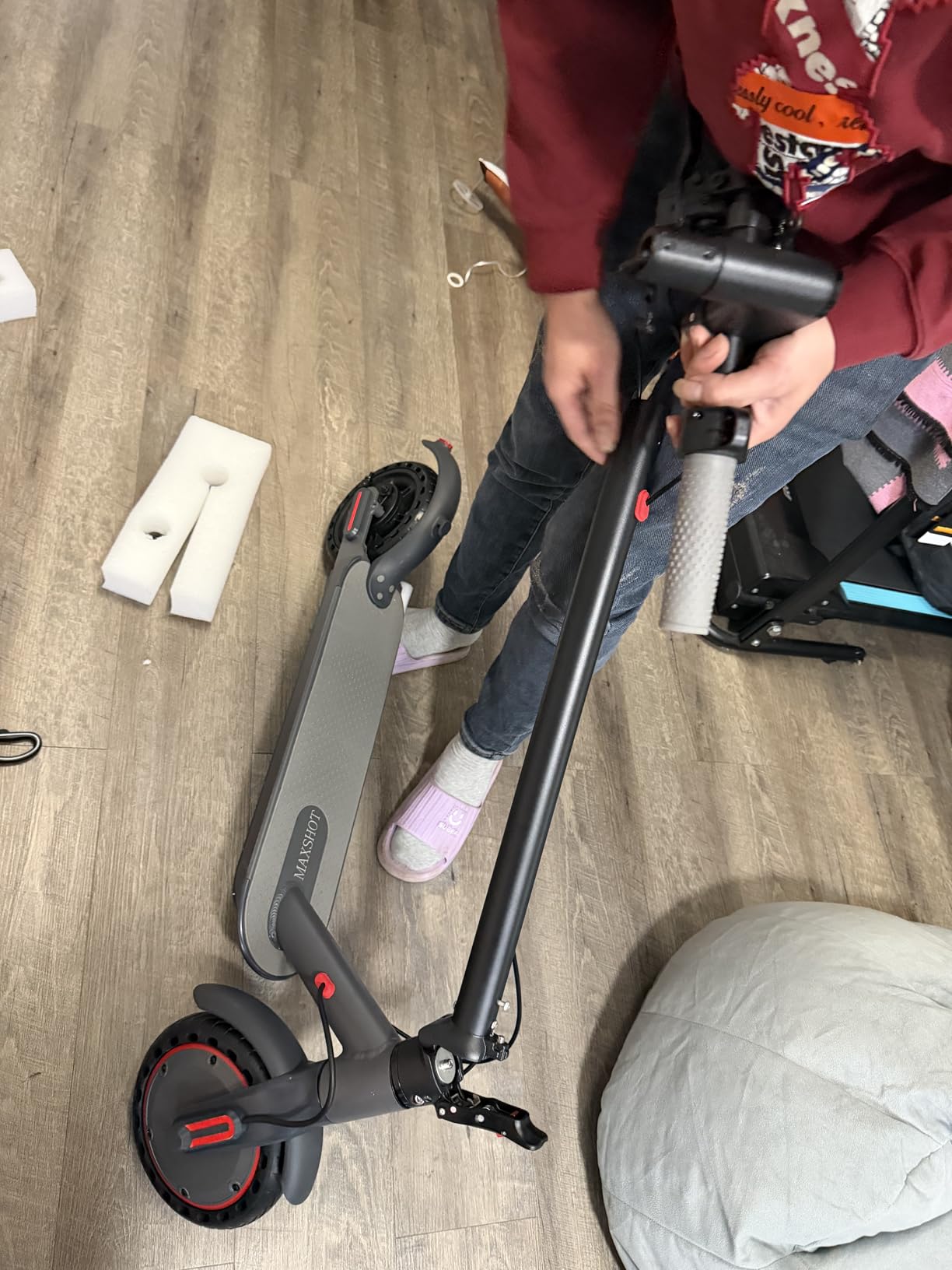 MAXSHOT Electric Scooter for Adults, 8.5/10/14