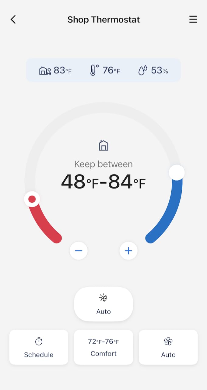meross Smart Thermostat for Home, WiFi Thermostat Works with Matter, Alexa, Apple Home, Google Assistant, App & Voice Control, 7x24h Scheduling, Energy Saving, C-Wire Required customer photo 2