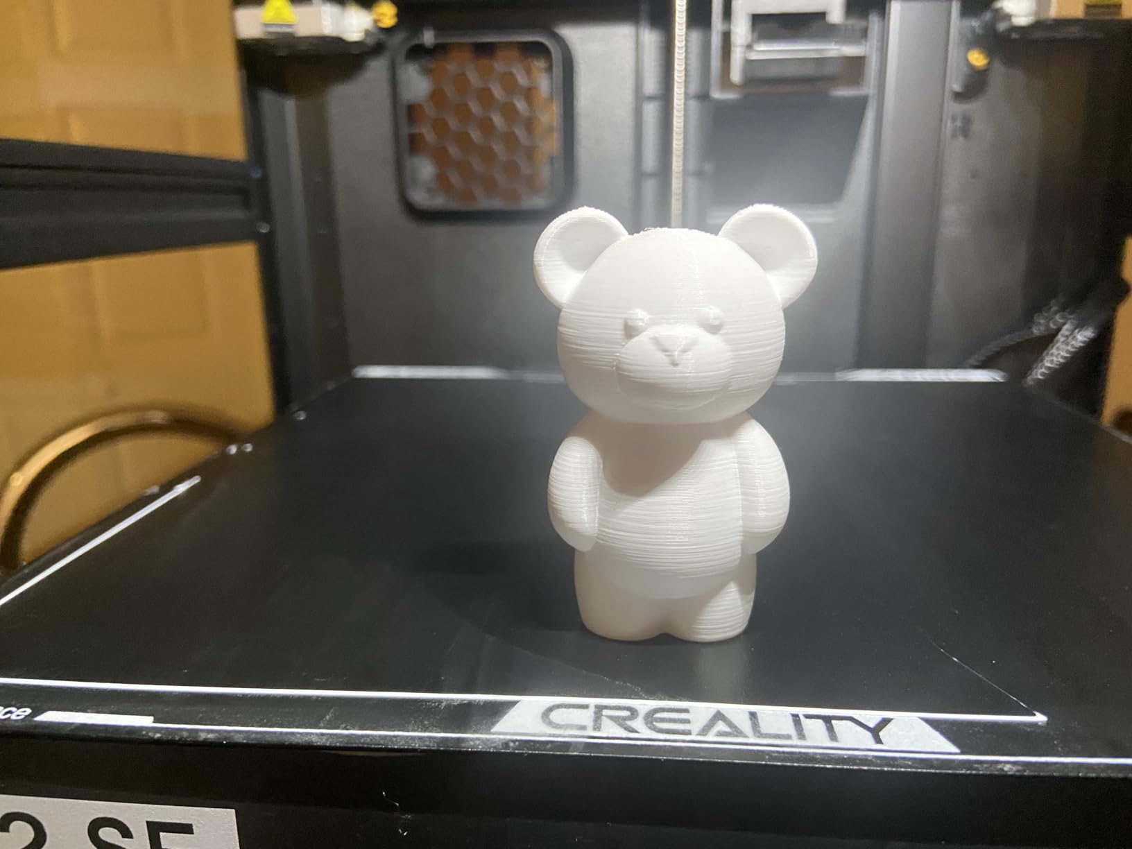 Creality K2 SE 3D Printer, Support Multicolor Printing Needs CFS, 500mm/s High-Speed Printing, Auto Leveling, Vibration Control, Compact Desktop Upgrate 3D Printer, Print Size 220x215x245mm customer photo 2