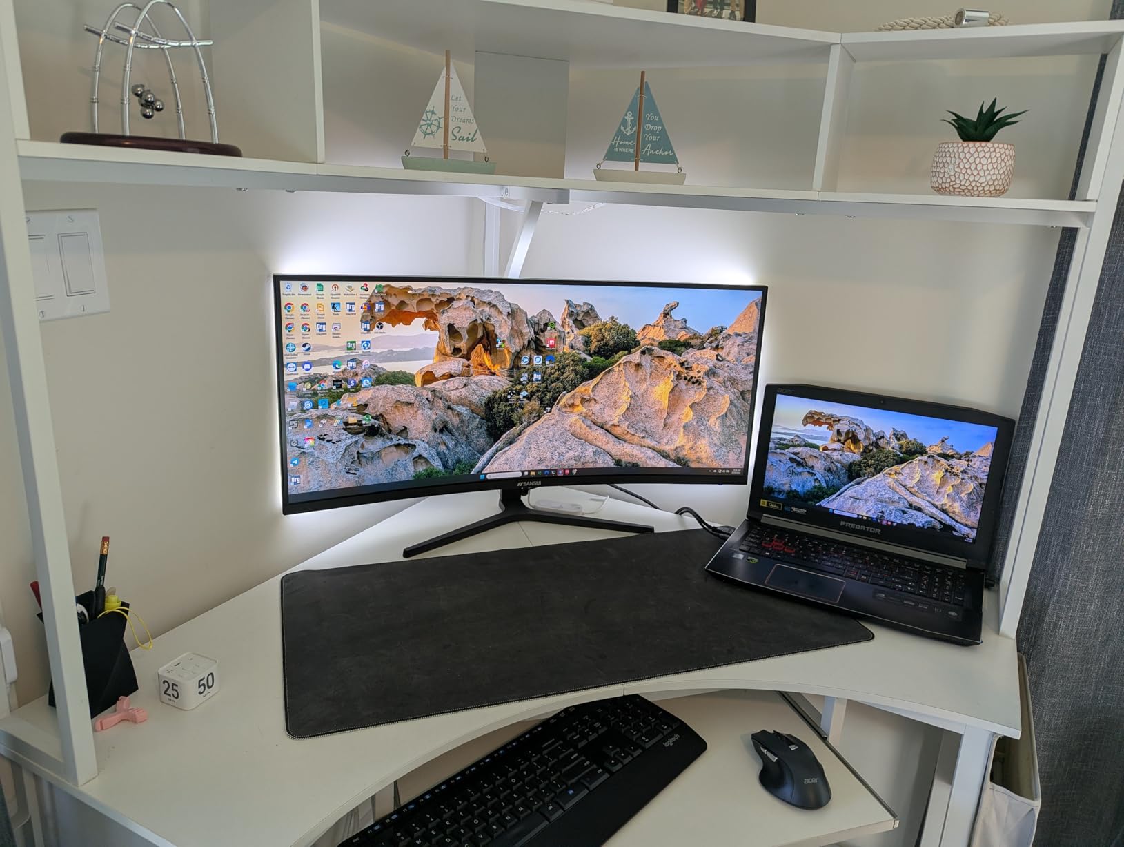 SANSUI 24 Inch Gaming Monitor 200Hz 1Ms FreeSync HDR 110% sRGB FHD 1080P Computer Monitor HDMI DP Ports Eye Care Frameless VESA Mount Cable Management (ES-G24F4L HDMI Cable Included) customer photo 1