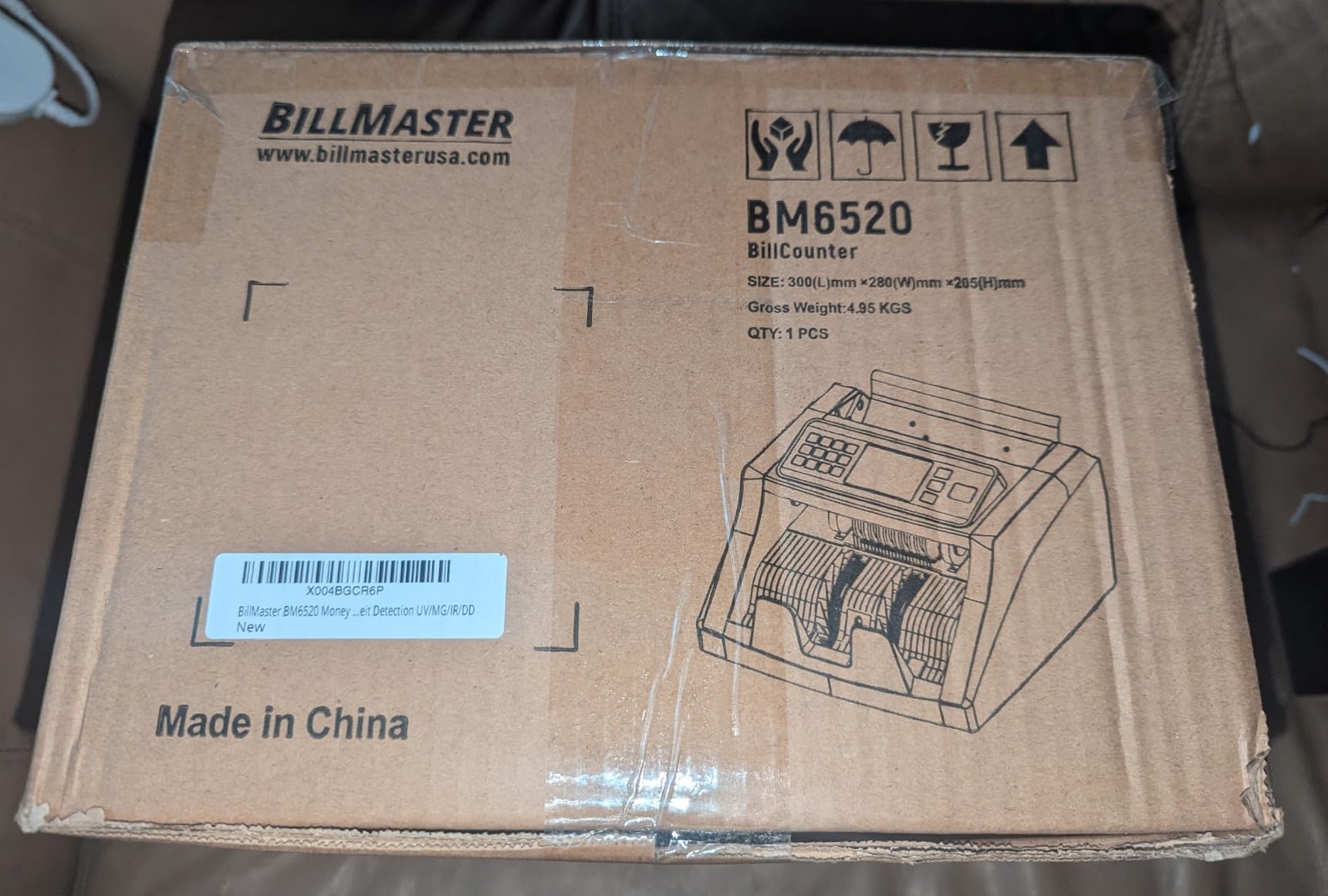 BillMaster BM6520 Money Counter Machine Value Counting Cash Counter USD EUR CAD MXN UV MG IR DD Fake Bill Detector with Batch and Add TFT Color Screen 1300/min US Service Team customer photo 2