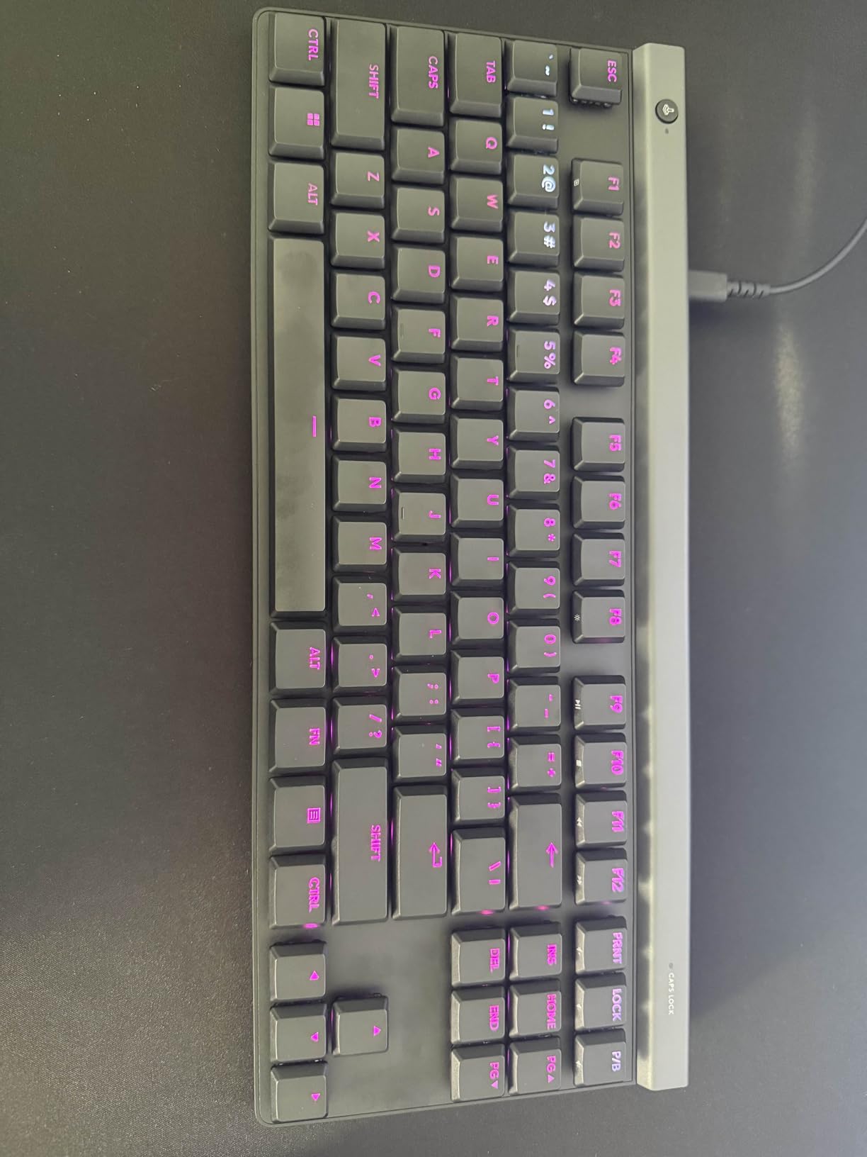 Logitech G515 TKL Wired Low Profile Gaming Keyboard, Fully Customizable RGB, Double-Shot PBT Keycaps, Tactile/Brown Switches - Black customer photo 1