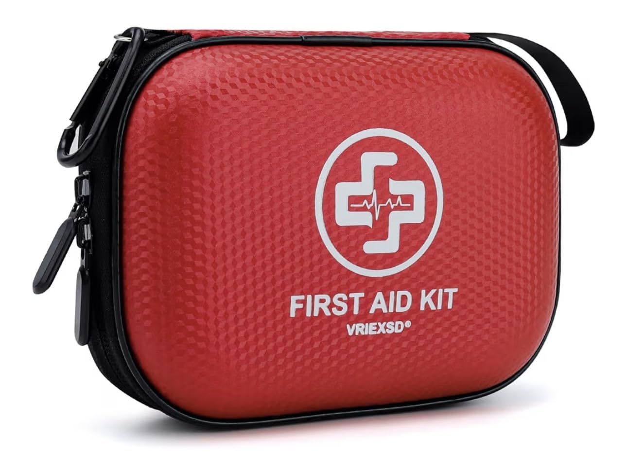 Mini First Aid Kit - 150 Piece Small Waterproof Hard Shell Medical Kit for Home, Car, Travel, Camping customer photo 2
