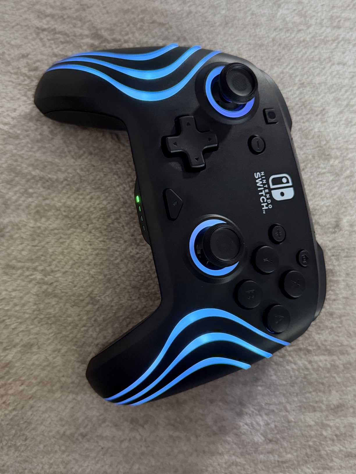 PDP Gaming Afterglow Wave Wireless Nintendo Switch Pro Controller - Black customer photo 2