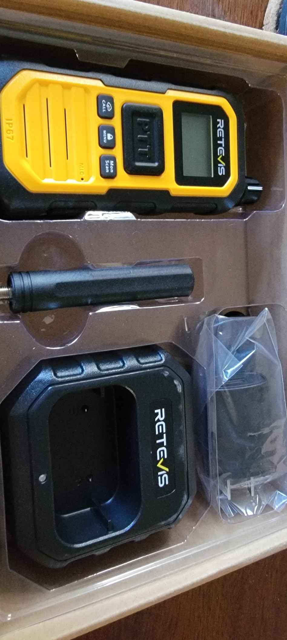 Retevis RB48 Plus IP67 Waterproof Heavy Duty Long Range Walkie Talkies, GMRS Radio, Construction Jobsite Two Way Radio, NOAA, Shock Resistant, Dual PTT, Emergency (4 Pack) customer photo 1
