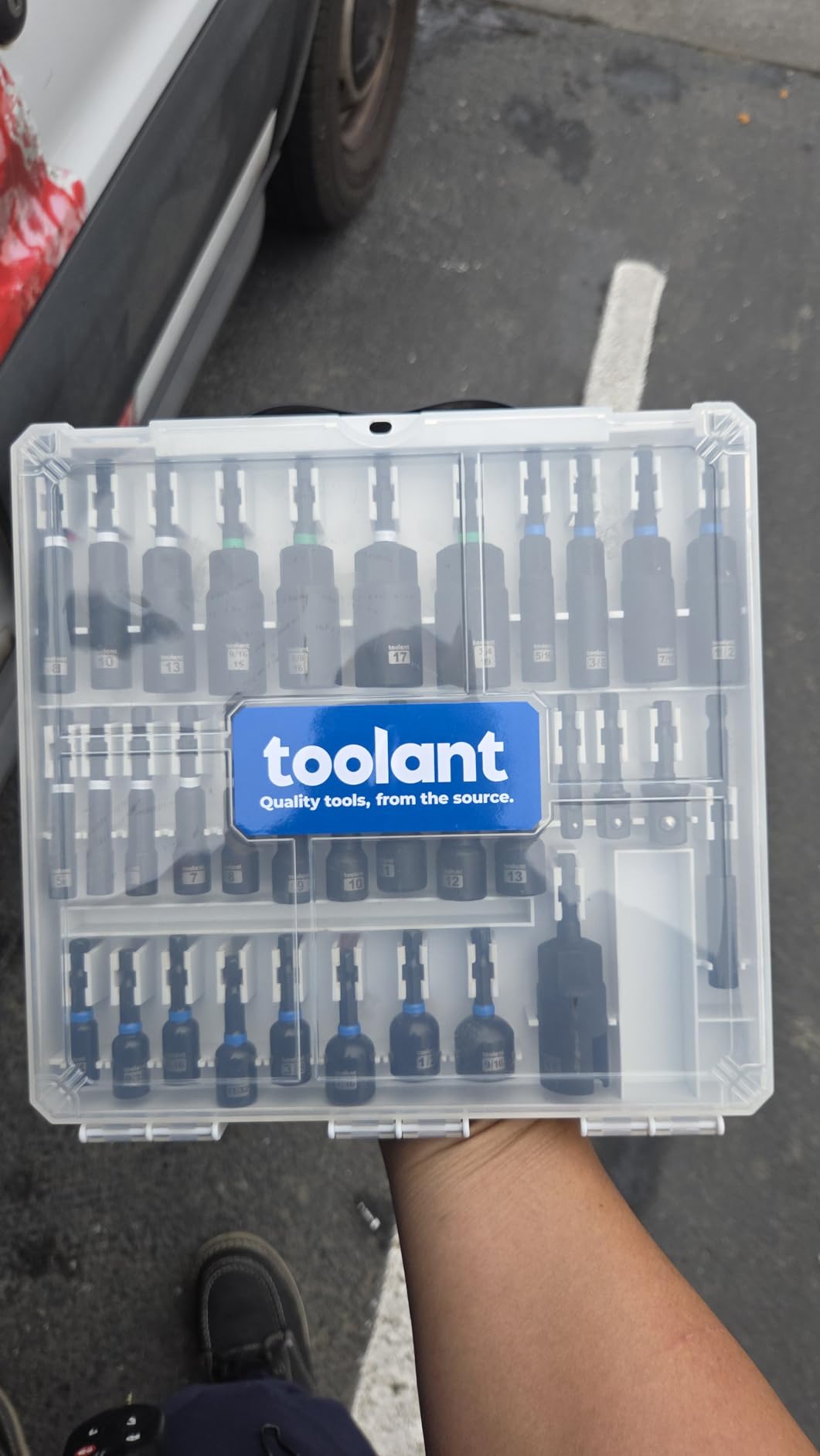 toolant HVAC Tools Nut Driver Set, Impact Magnetic SAE Interchange Nut Driver, 1/4'' 5/16'' 3/8'' 7/16'' 1/2'' for Automotive Repair, Electrical Work customer photo 1