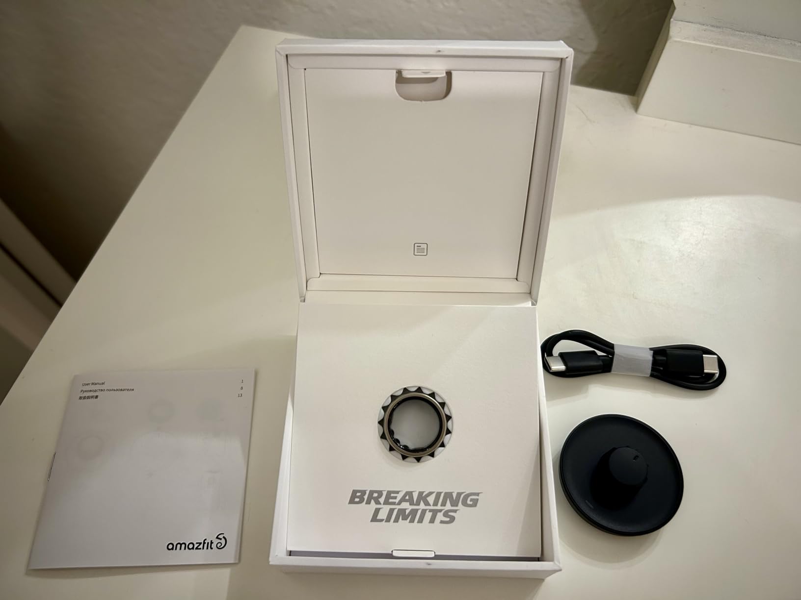 Helio Smart Ring Health Tracker, No Subscription, Monitors Sleep, Heart Rate & Stress, Titanium Alloy, Fast 1.4-Hr Charging customer photo 1