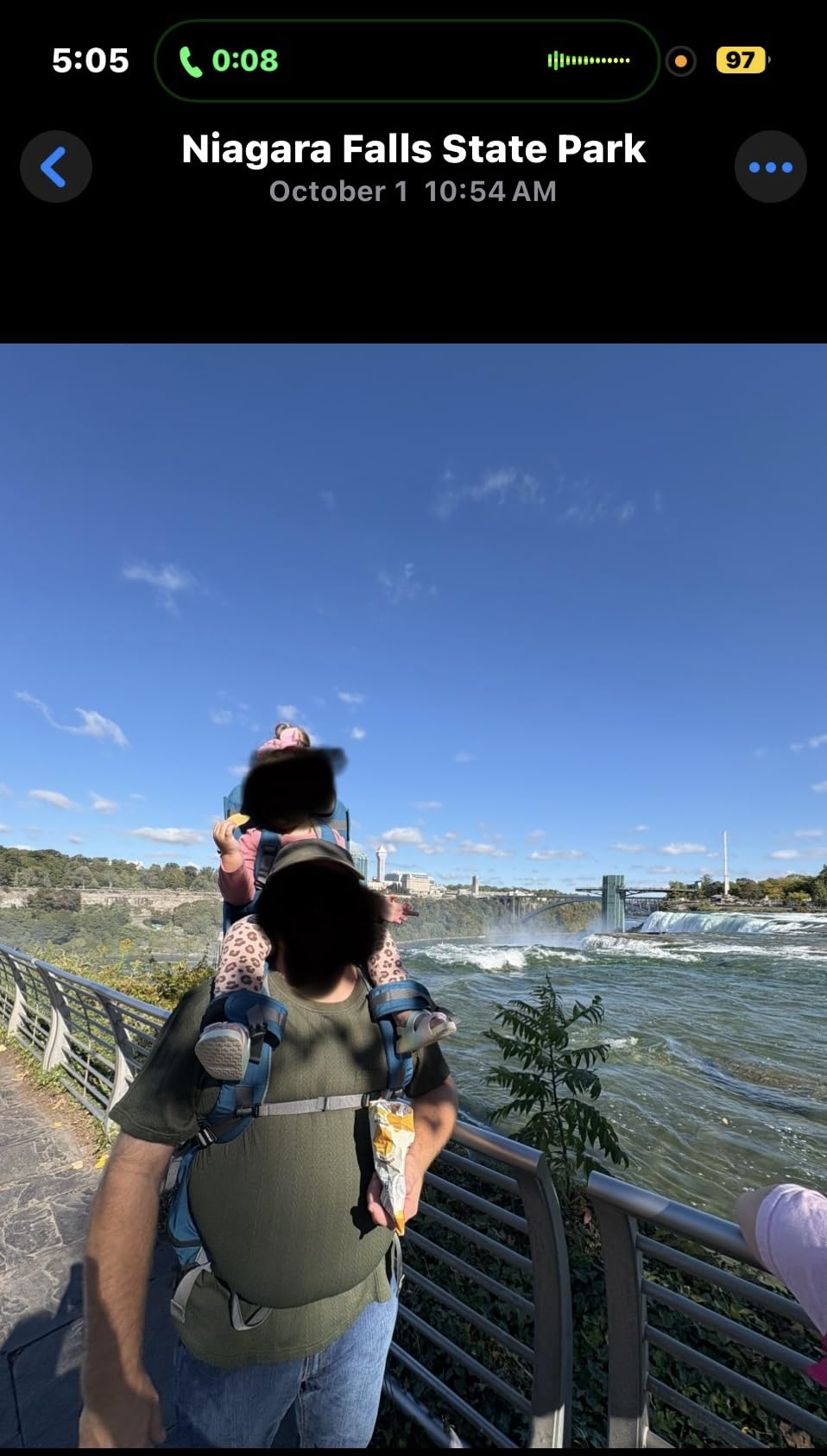 WIPHA Hiking Backpack Carrier, Lightweight Toddler Shoulder Carrier with Sun Shade, Foldable Frame, Breathable Mesh Backrest, Toddler Hiking Backpack for Kids 6 Months to 2 Years Old customer photo 1