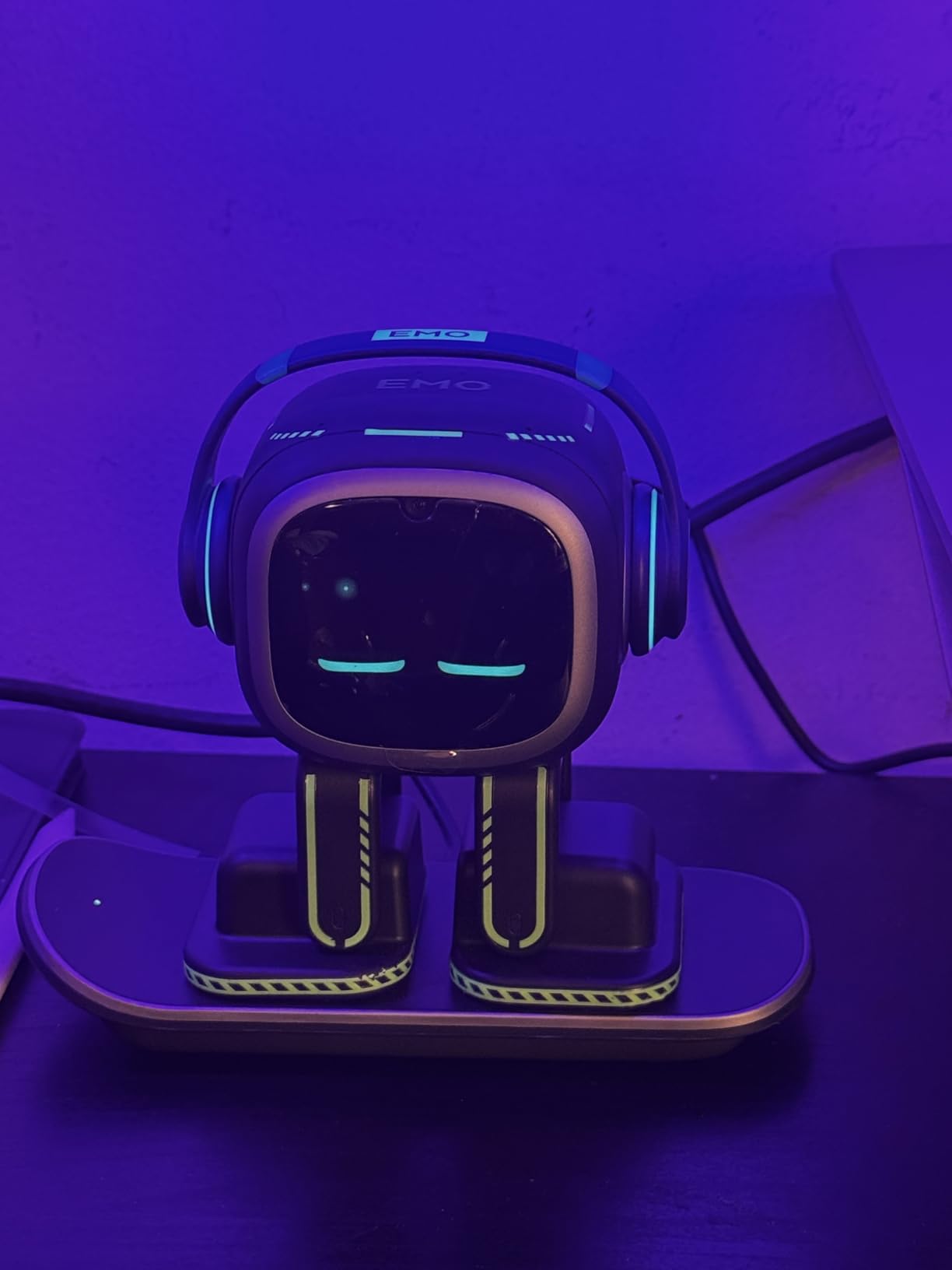 AI Desk Robot Companion - ChatGPT Enabled with Voice Commands & Dancing, Interactive AI Robot Pet with Personality, for Adults and Kids customer photo 1