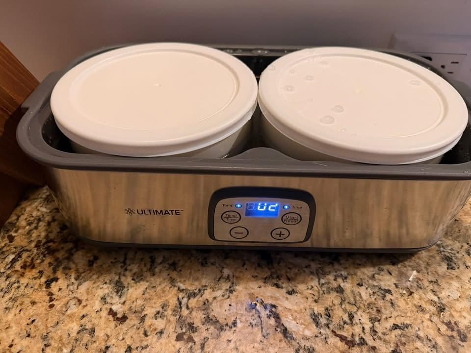 Ultimate Probiotic Yogurt Maker with Adjustable Temperature & Time Control - Make Trillions of Live Probiotics & Get Better Gut Health - ULTIMATE LIFETIME WARRANTY customer photo 2