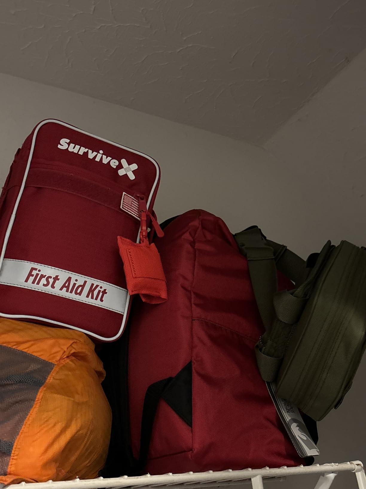 SurviveX Large First Aid Kit for Car, Travel & Home - Emergency Kit with Zip Stitch Wound Closure Strips customer photo 1