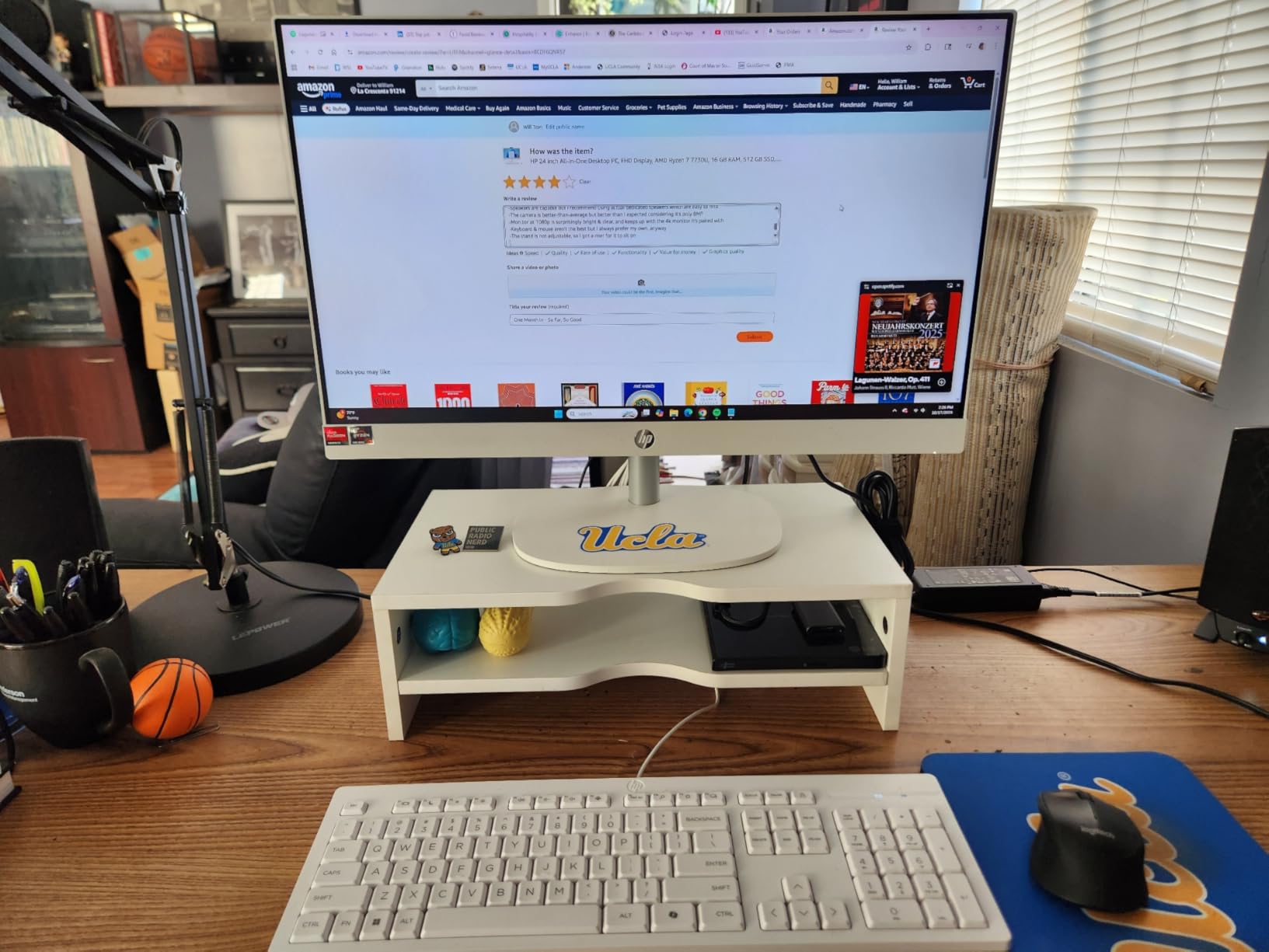 24 inch All-in-One Desktop PC, FHD Display, AMD Ryzen 7 7730U, 16 GB RAM, 512 GB SSD, AMD Radeon Graphics, Windows 11 Home, 24-cr0032 (2024) customer photo 1
