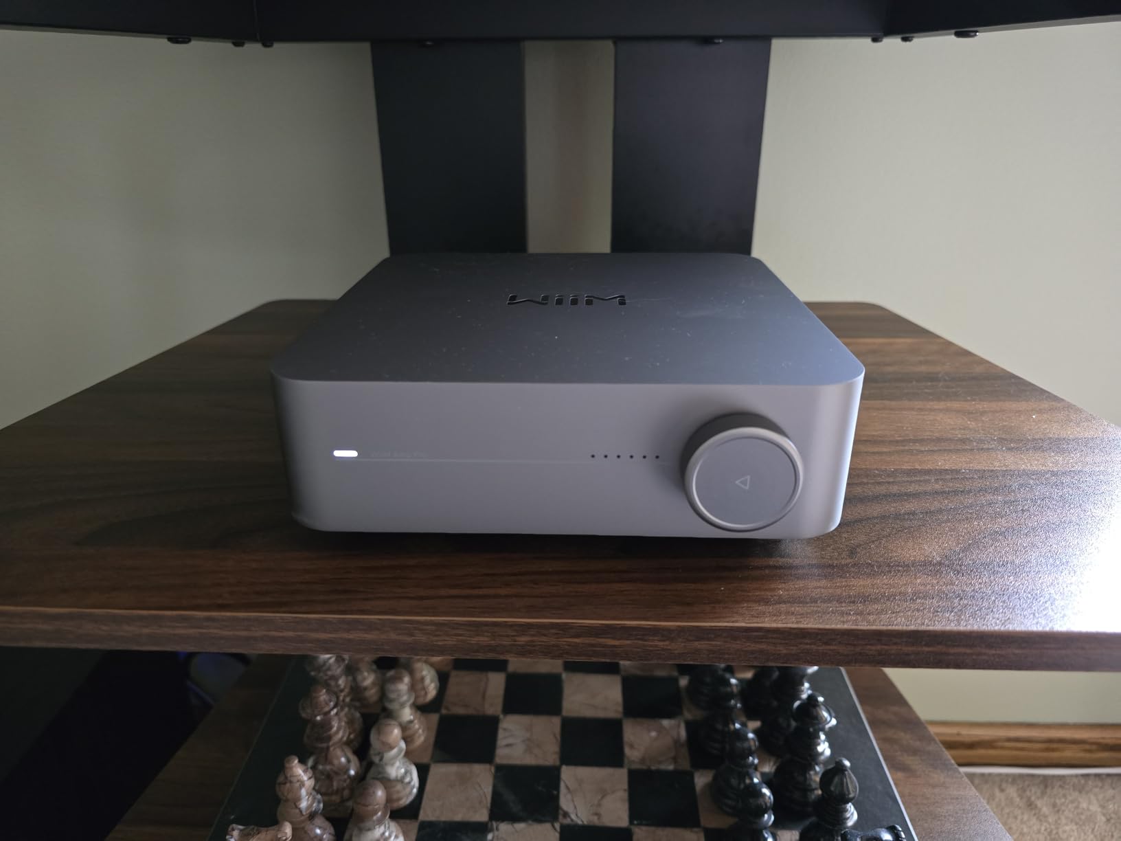 WiiM Amp Pro: Multiroom Streaming Amplifier | Compatible with Google Cast, Alexa | HDMI, Voice Control | Stream from Spotify, Amazon Music, Tidal & More - Dark Gray customer photo 2