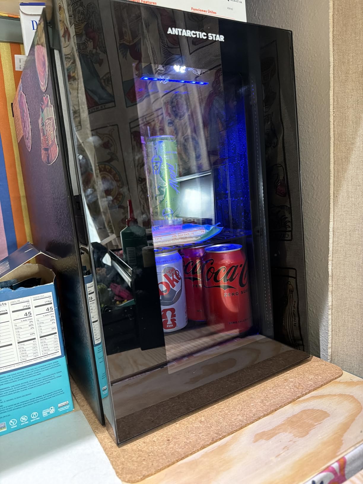 Antarctic Star 18L Beverage Refrigerator Cooler 24Can, Mini Fridge with Quiet Compressor, LED Light, Small Fridge for Gaming Room customer photo 1