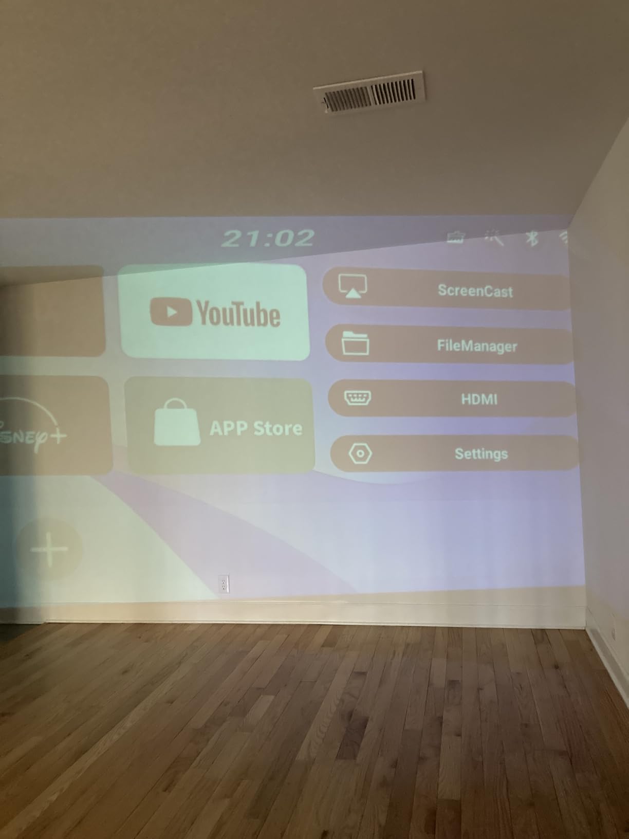 Mini Portable Projector 4K WiFi 6 BT 5.2, Full HD Supported Auto Keystone Home Theater with 180° Rotation customer photo 1