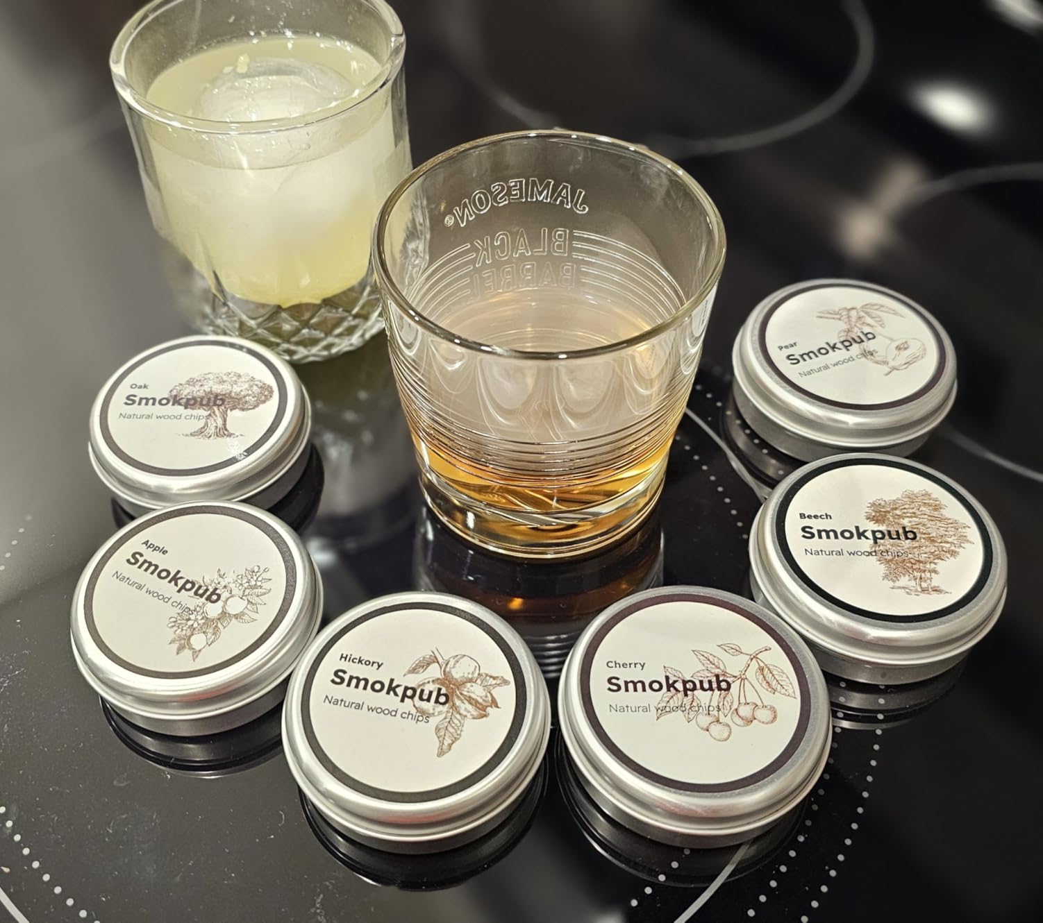 SMOKPUB Electric Whiskey Smoker Kit, Rechargeable Cocktail Smoker with 6 Wood Chips, Flameless Heating System, Old Fashioned Drink Smoker Kit, Bourbon Whiskey Gifts for Men,Dad,Husband customer photo 2