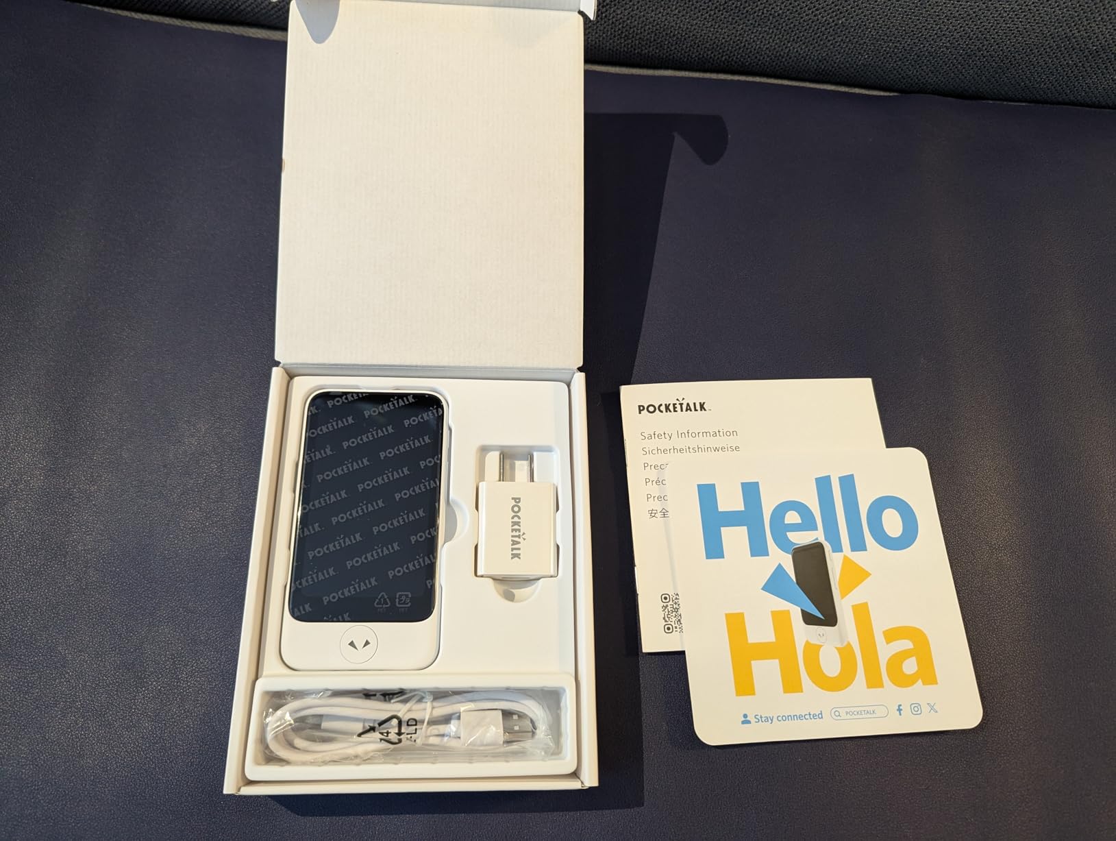 POCKETALK S2 Plus Business eSIM 5 Year White - Voice & Camera Real-Time Translator - 92+ Languages, Extra Large Screen and Battery Life customer photo 2