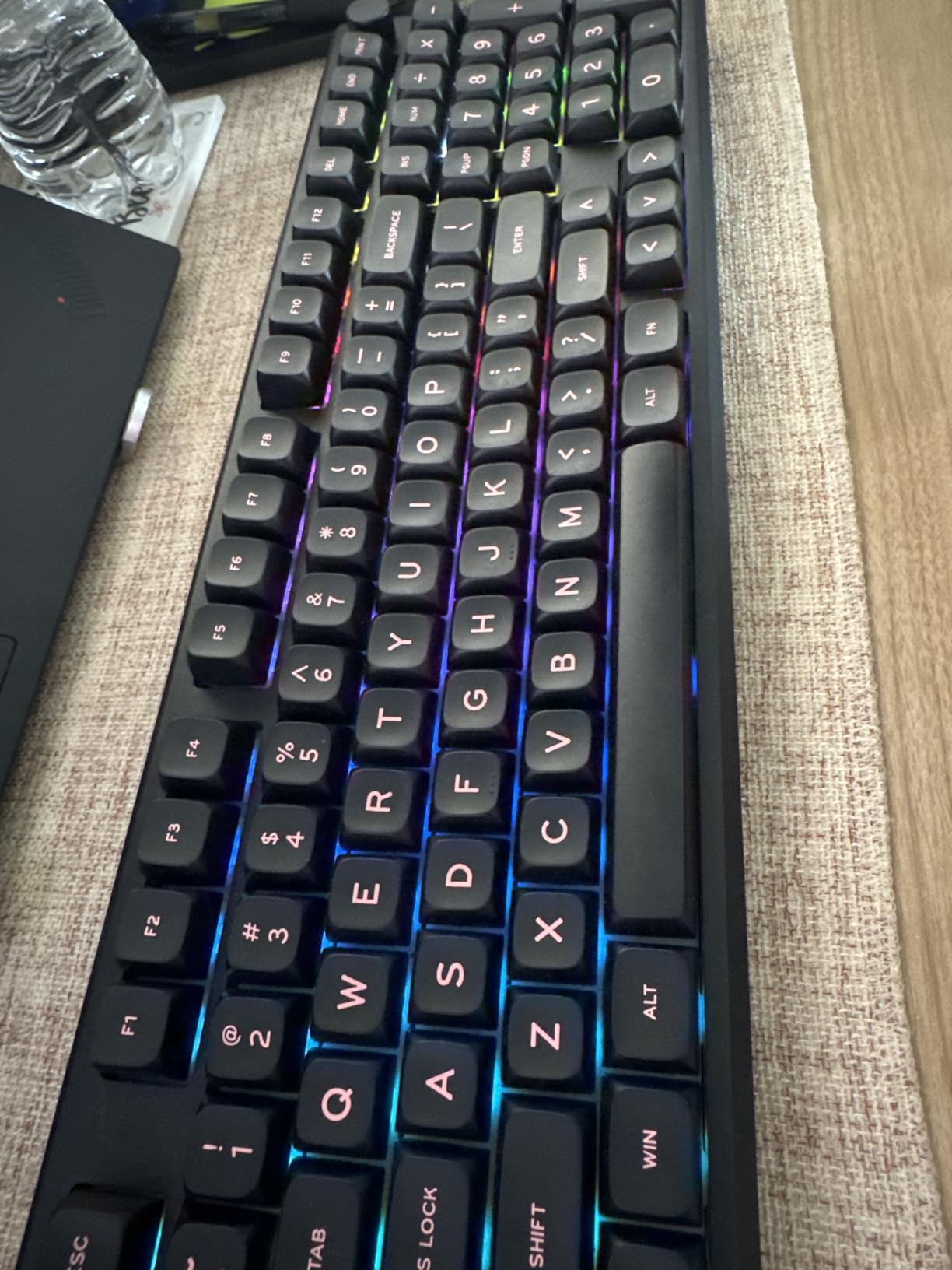 Epomaker Galaxy100 QMK/VIA Wireless Gaming Keyboard, Aluminum Shell, BT/2.4Ghz/USB-C, Pre-Lubed Hot-Swappable Linear Switches, NKRO, RGB Backlit customer photo 1