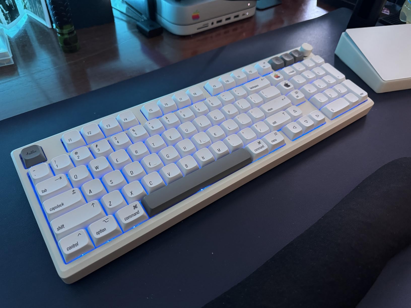 Epomaker Galaxy100 QMK/VIA Wireless Gaming Keyboard, Aluminum Shell, BT/2.4Ghz/USB-C, Pre-Lubed Hot-Swappable Linear Switches, NKRO, RGB Backlit customer photo 2