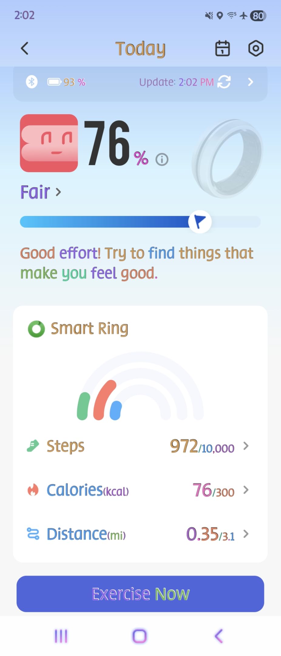 RENPHO Lynx Smart Ring - All Day Sleep & Activity Tracking, Includes Charging Case, 7-Day Battery Life, Subscription-Free App for iOS & Android customer photo 1