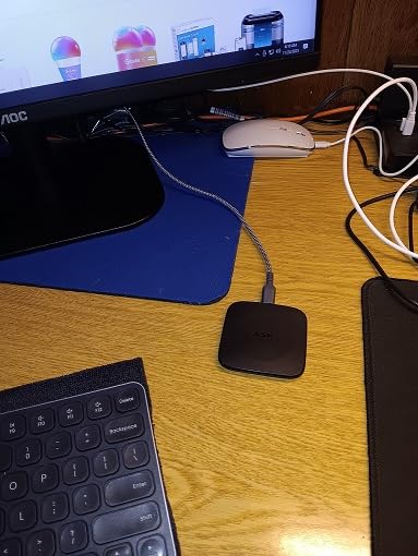SSK External Drive 128GB,Portable-SSD-Drive up to 550MB/s,SSD External Hard-Drive Type C+USB A Fast Portable Solid State Drives USB-3.2 GEN2 USB Storage for iPhone 15/Android/Windows/Tablet/Mac customer photo 2