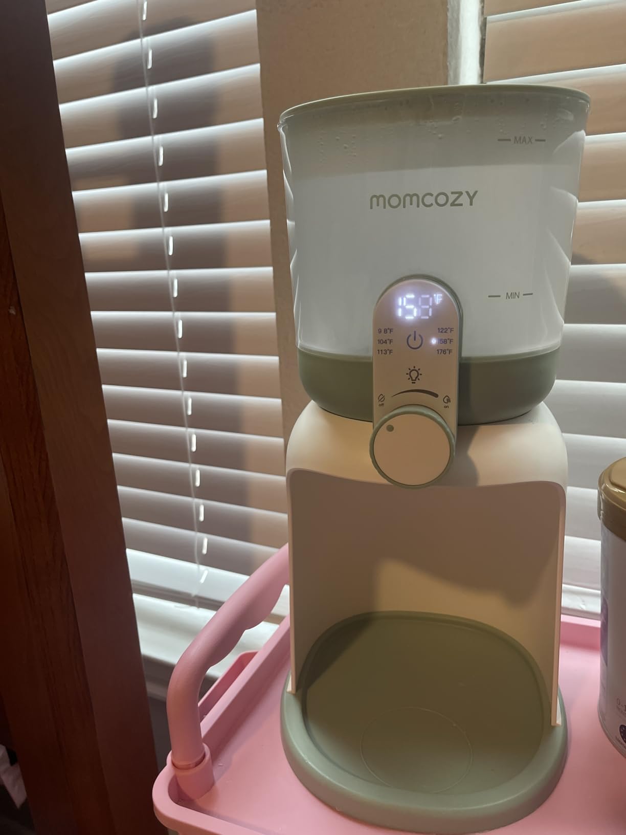 Momcozy Instant Water Warmer for Making Formula, Dual Lights for Night Feedings, 57 fl oz Large Capacity Detachable Tank, 6 Temperature Settings Water Dispenser customer photo 2
