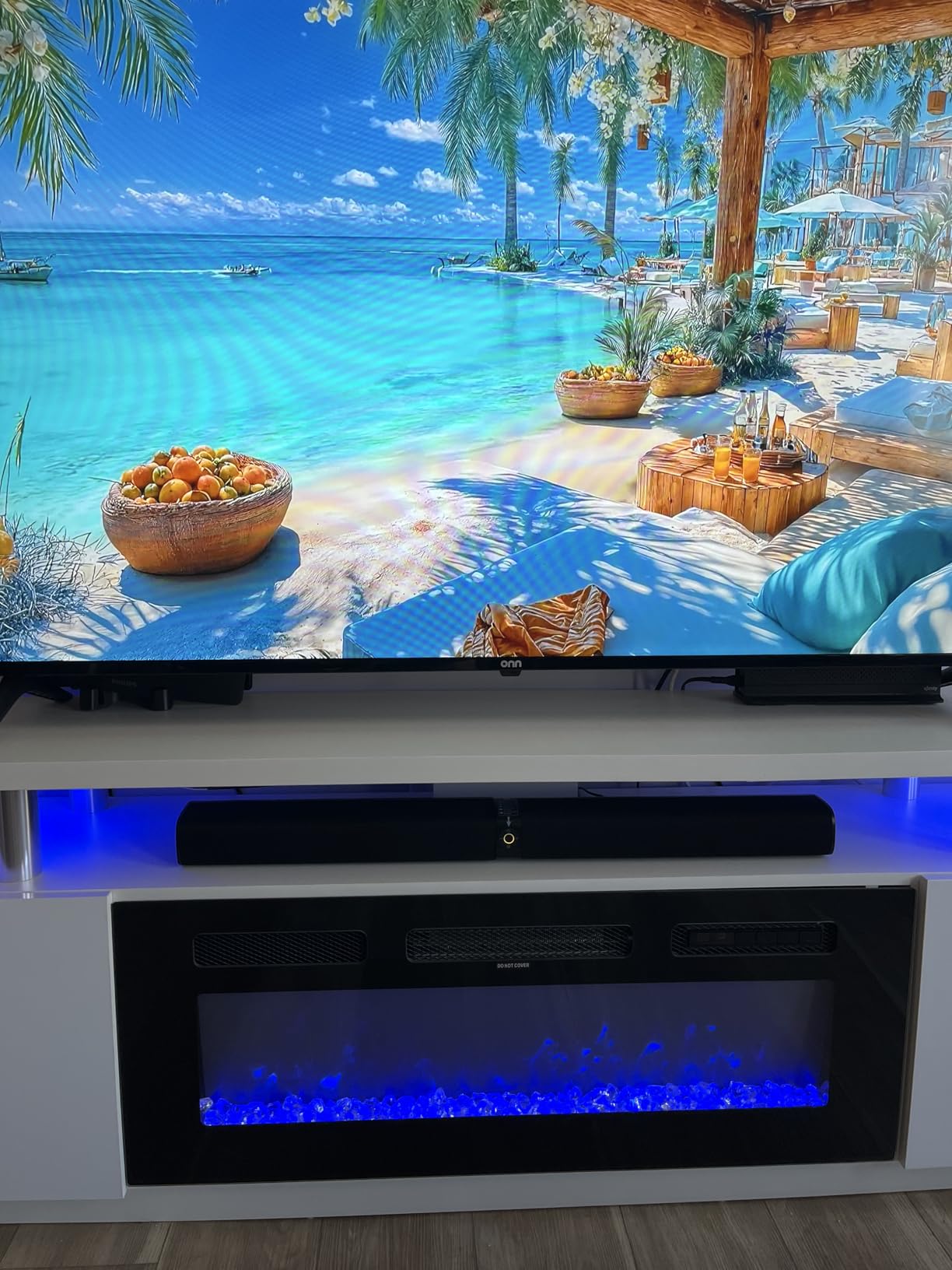 Sound Bar for Smart TV, Soundbar with Bluetooth/ARC/Opt/AUX Connect, Auto Volume Boost, 3 Equalizer Modes customer photo 2