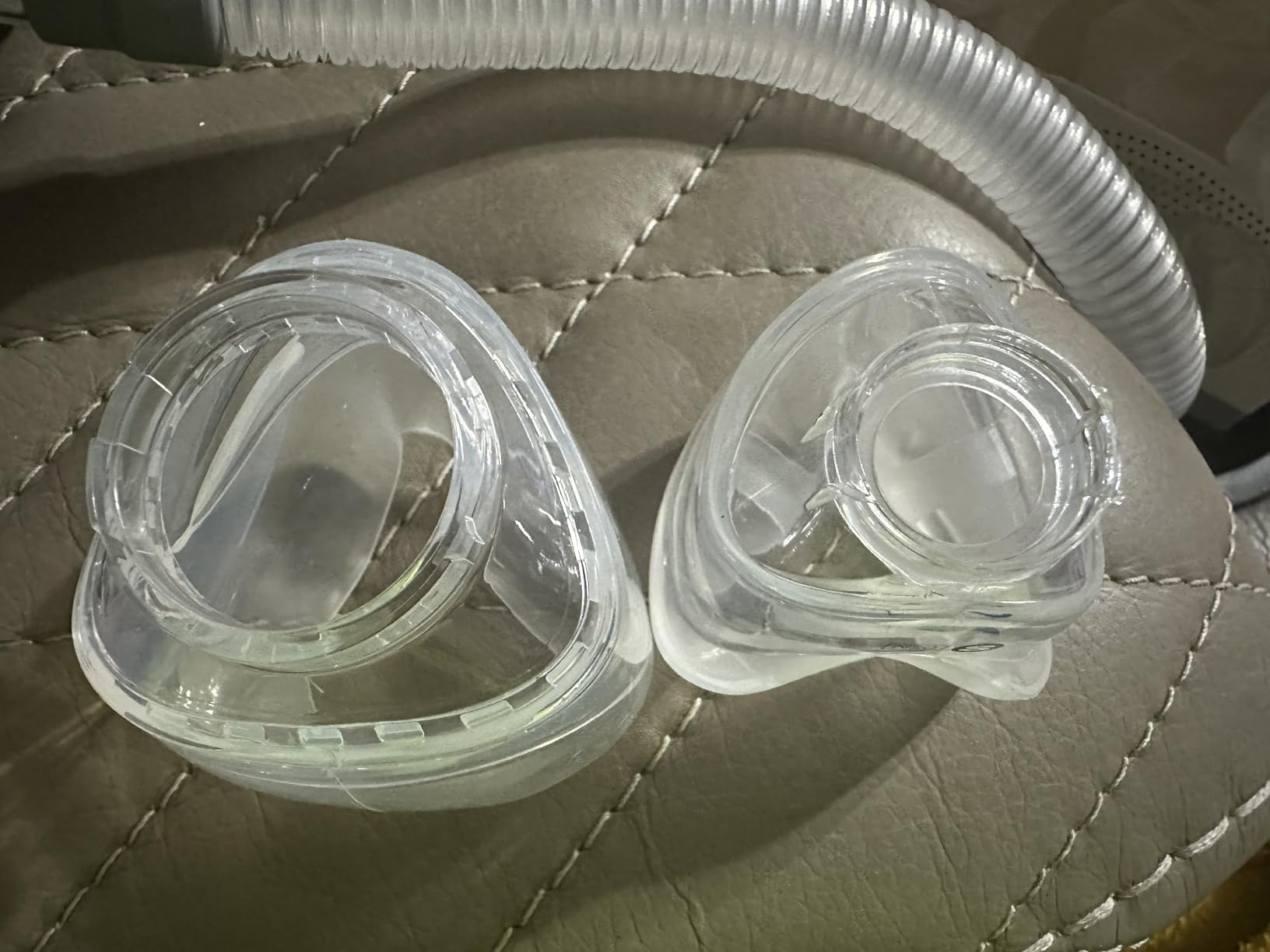 CPAP Mask, Universal CPAP Nasal Sleep Mask with Headgear, Elbow/Swivel, Cushion customer photo 1