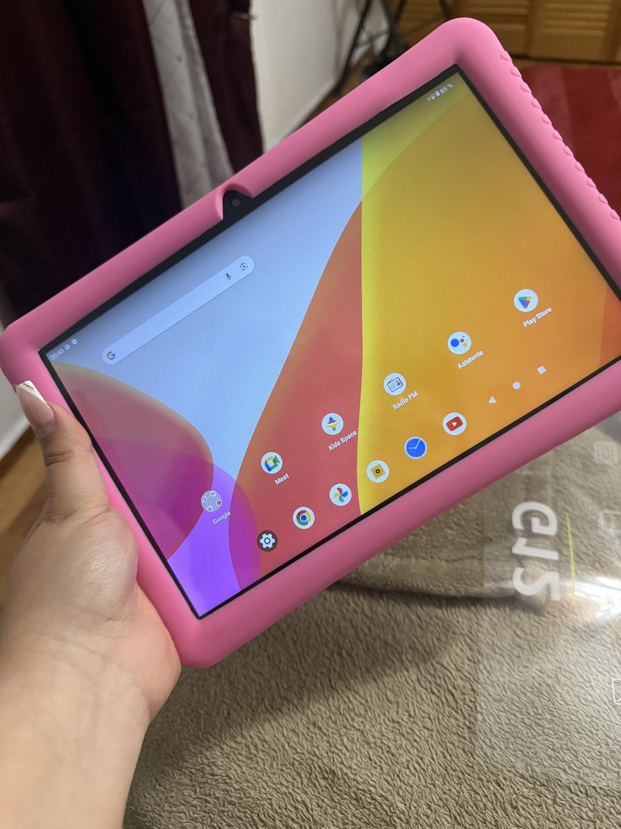 HAOVM Android 14 Tablet 10.1 Inch, 4G SIM Unlocked, Quad-Core CPU 2.0GHz, 3GB+32GB, TF Expandable, IPS Display, 5G WiFi, Bluetooth 5.0, 5MP+8MP Dual Cameras, 5000mAh, GPS, Google Kids Space, Black case customer photo 2
