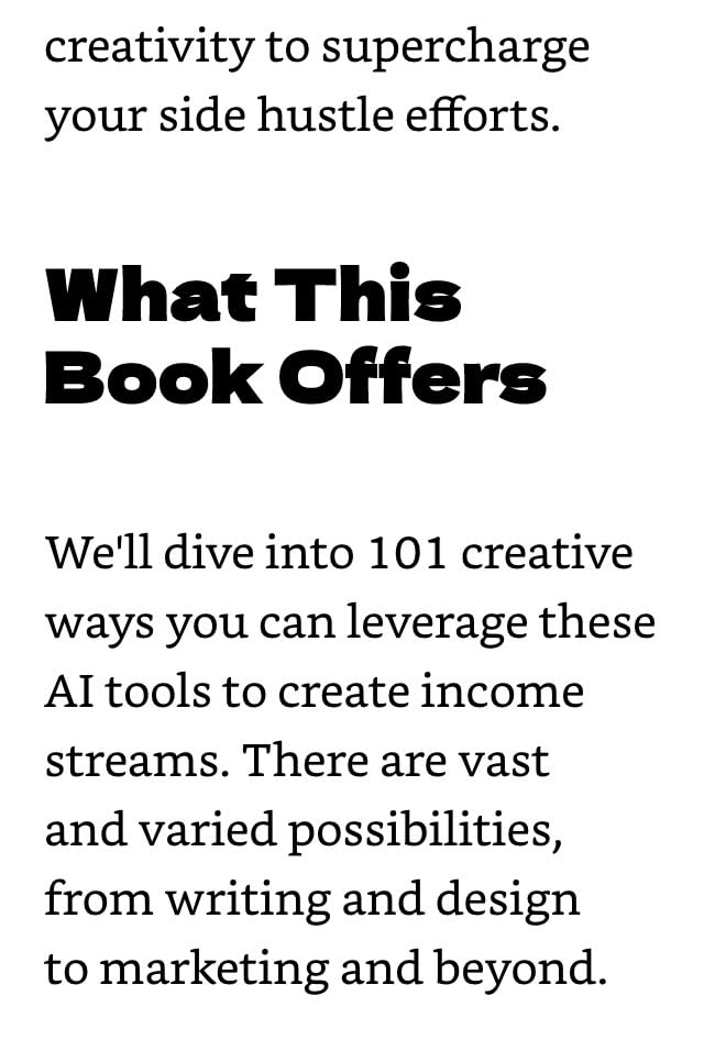 The Ultimate ChatGPT and Dall-E Side Hustle Bible: Generate Passive Income with AI Prompts and Image Generation customer photo 2