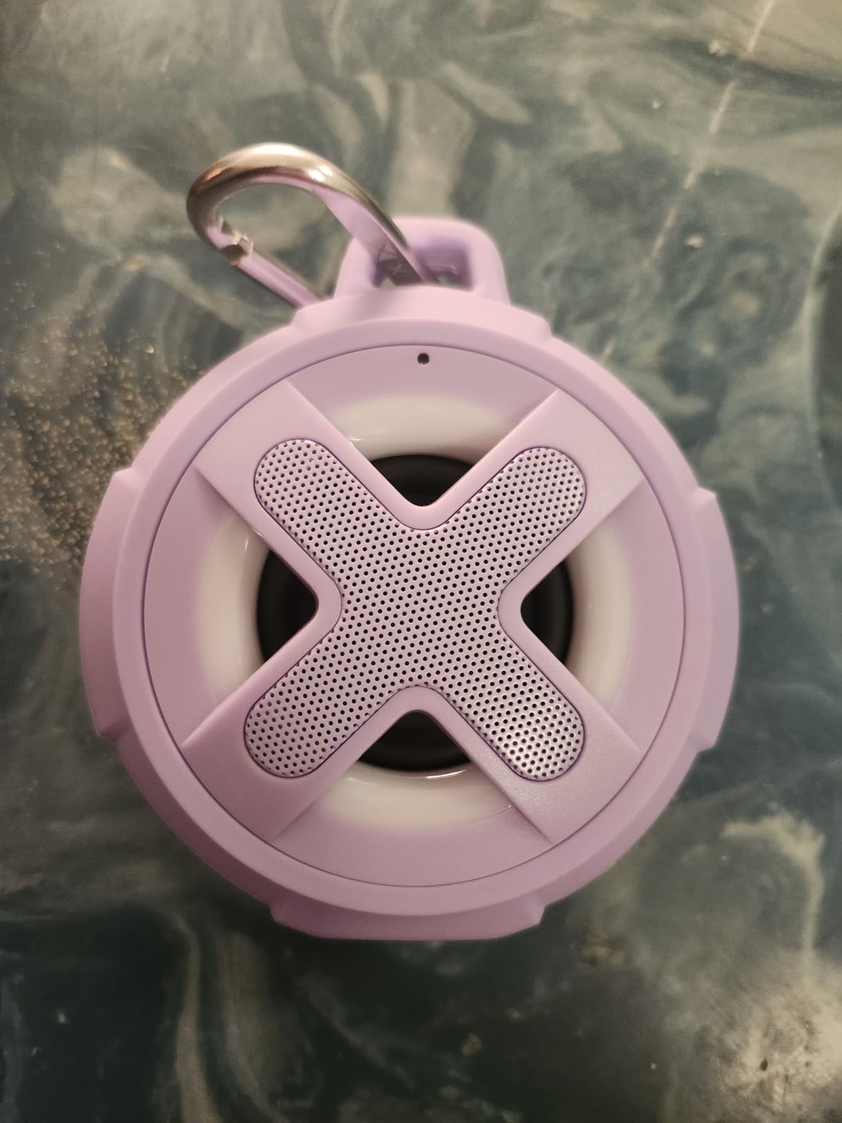 Upgraded, IP67 Waterproof Bluetooth Speaker, Silicone Case,10W Pro Sound&Deep Bass,24H Playtime, with Lights,Clip,Floating,for Shower,Beach essentials, Kayak Paddle Board Boat Lake Camping accessories customer photo 2