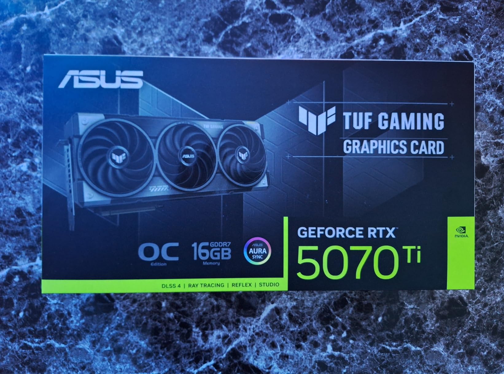 ASUS TUF GeForce RTX 5070 Ti 16GB GDDR7 OC Edition Graphics Card (PCIe 5.0, HDMI/DP 2.1, 3.125-Slot, Military-Grade Components, Protective PCB Coating, Axial-tech Fans) customer photo 2