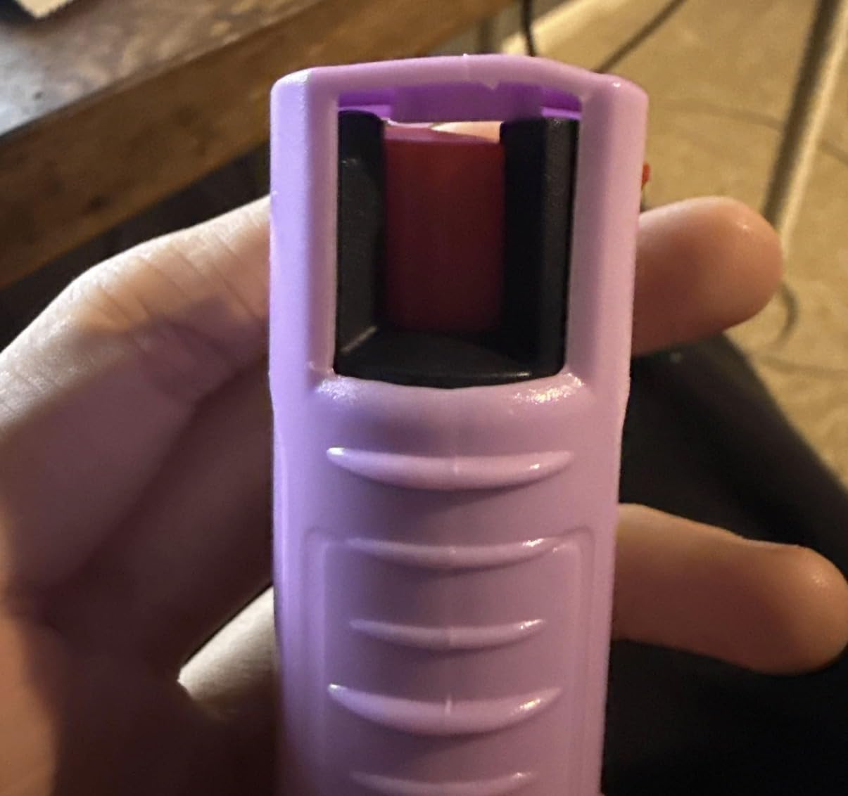 FURY Hardshell Pepper Spray - 12Ft Range, Max Strength, UV Dye Identifier, Anti-Leak & Anti-Misfire, Slidetop Trigger, Belt Clip & Key Ring, Multiple Color Options, Self-Defense Spray customer photo 2