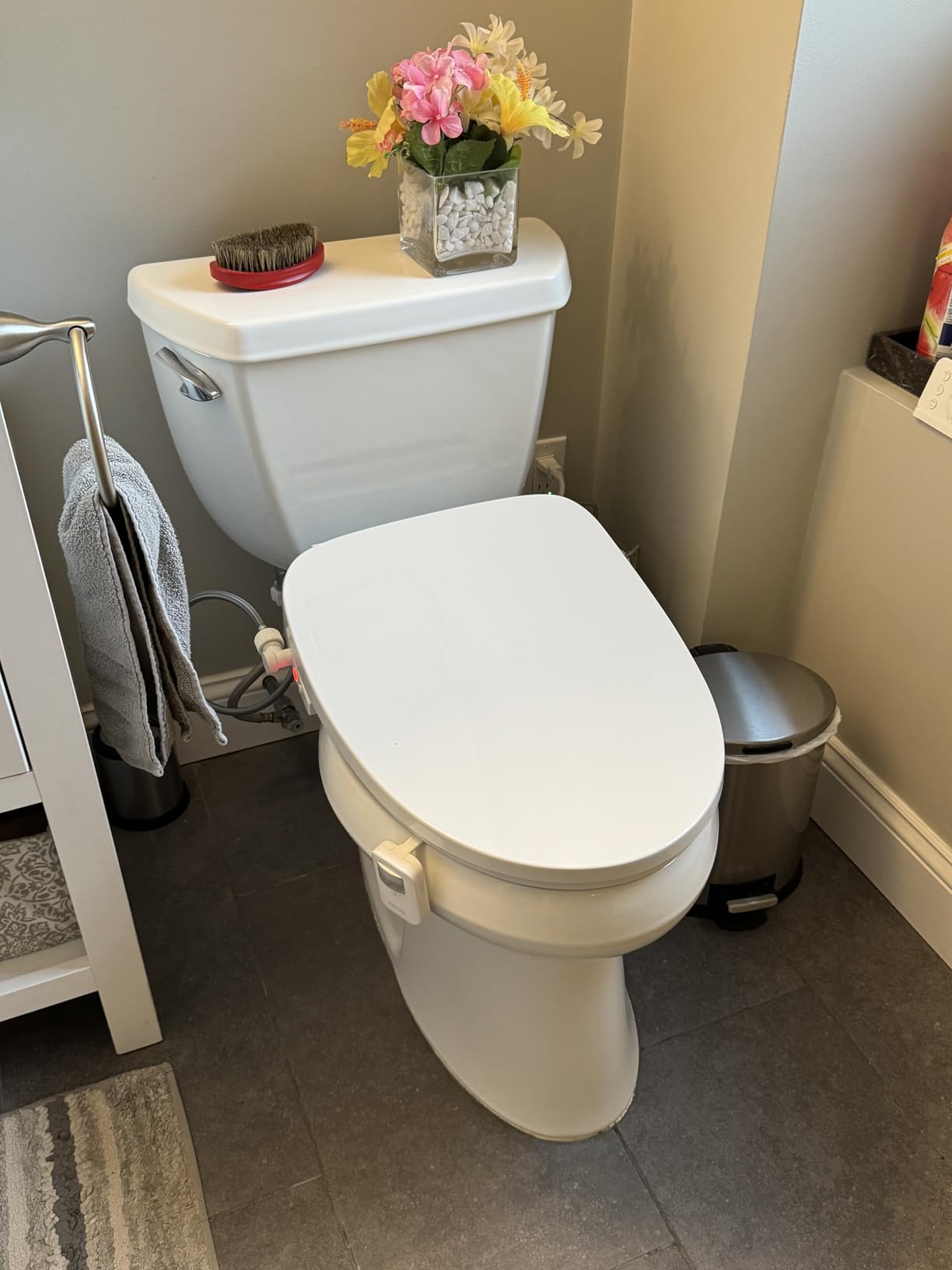 TUSHY Cloud+ Electronic Bidet w/Remote | Intelligent Remote w/Personal Settings, Instant Warm Water, Heated Seat and Air Dryer, Automatic Deodorizer (Night Light & Soft Close), Elongated customer photo 2