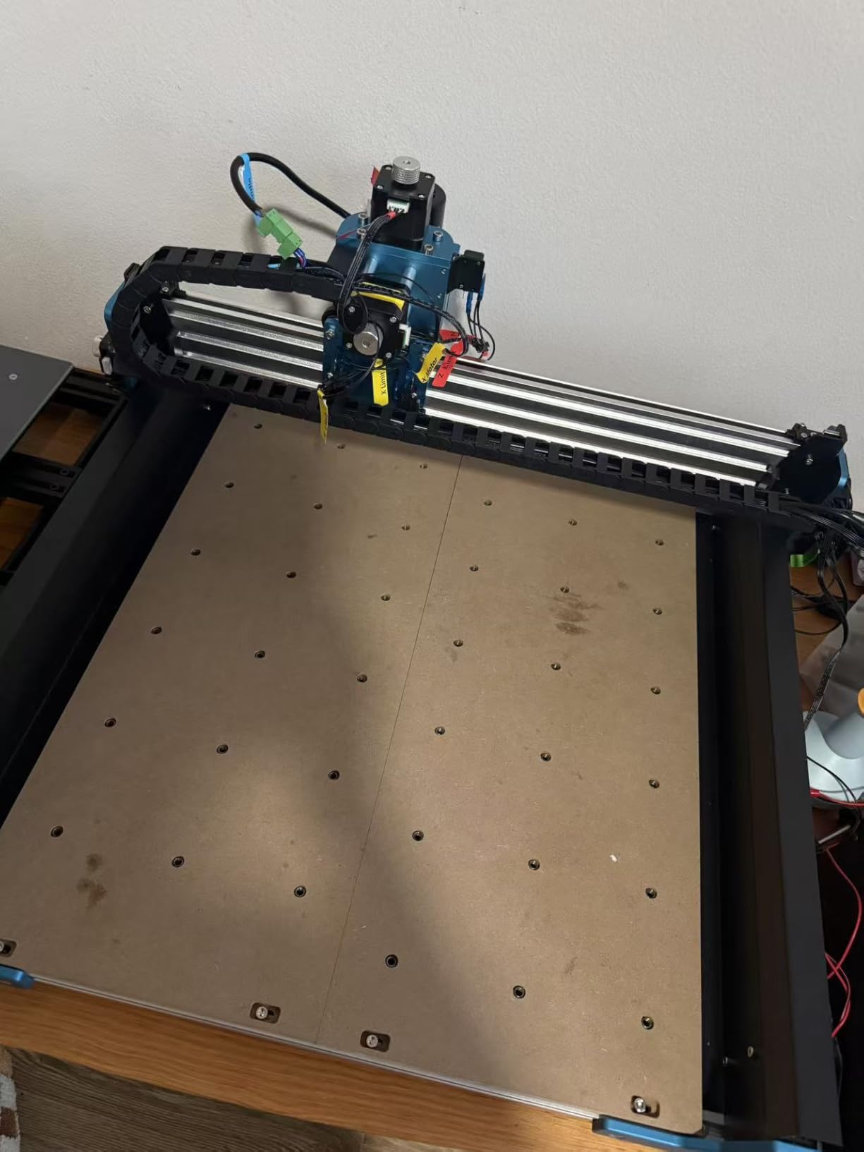 CNC Router Machine, 3-Axis All-Metal with Steel Wheel Engraver Milling Machine, 500W Trimmer and Linear Rail Driven, Working Area 15.75x15.75x2.95 inch, Acrylic Cutting Milling, GRBL Control (4040 PRO) customer photo 1
