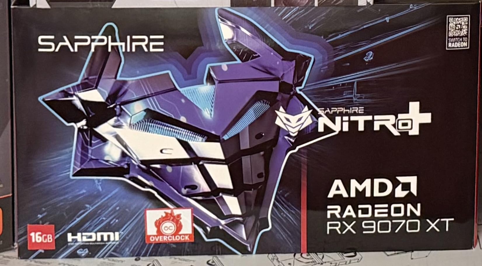 Nitro+ AMD Radeon RX 9070 XT Gaming OC Graphics Card with 16GB GDDR6, AMD RDNA 4 customer photo 1