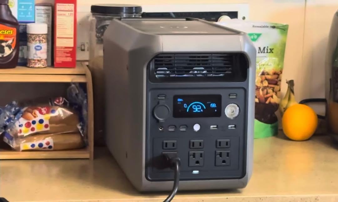 DABBSSON 2048Wh Portable Power Station, Safe Semi-Solid LiFePO4, 3300W Power Boost, 2200W AC Output x6, 41lb, Compact & Lightweight, 1.3X Runtime, Solar Generator for Camping/Home/RV customer photo 1