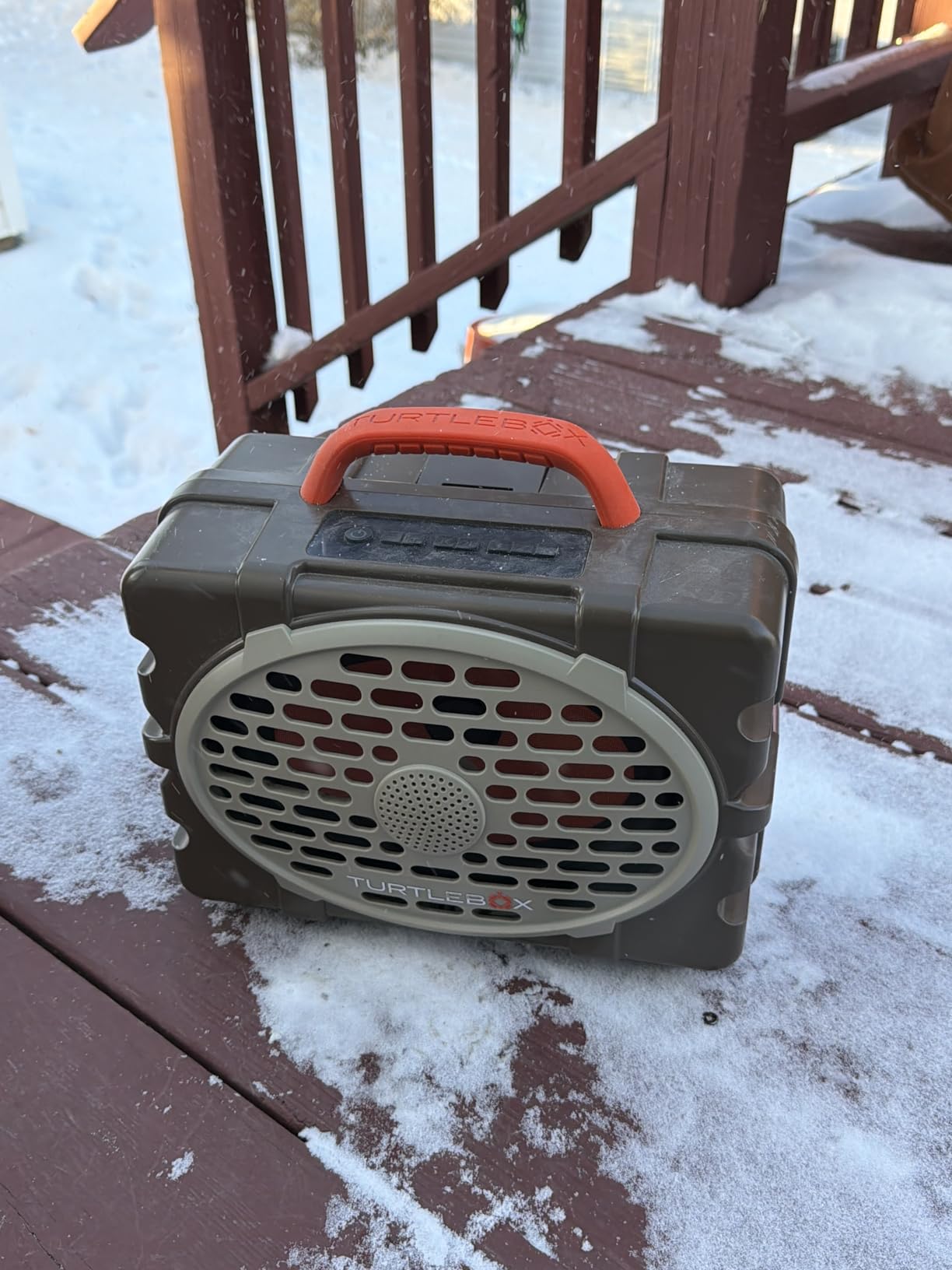 Turtlebox Original Gen 3: Portable Outdoor Bluetooth Speaker - Ultra-Loud (120dB), Waterproof (IP67), Rugged, Impact-Resistant, 3-Day Battery | Party Mode: Unlimited Pairing for Stereo Sound, Green customer photo 1